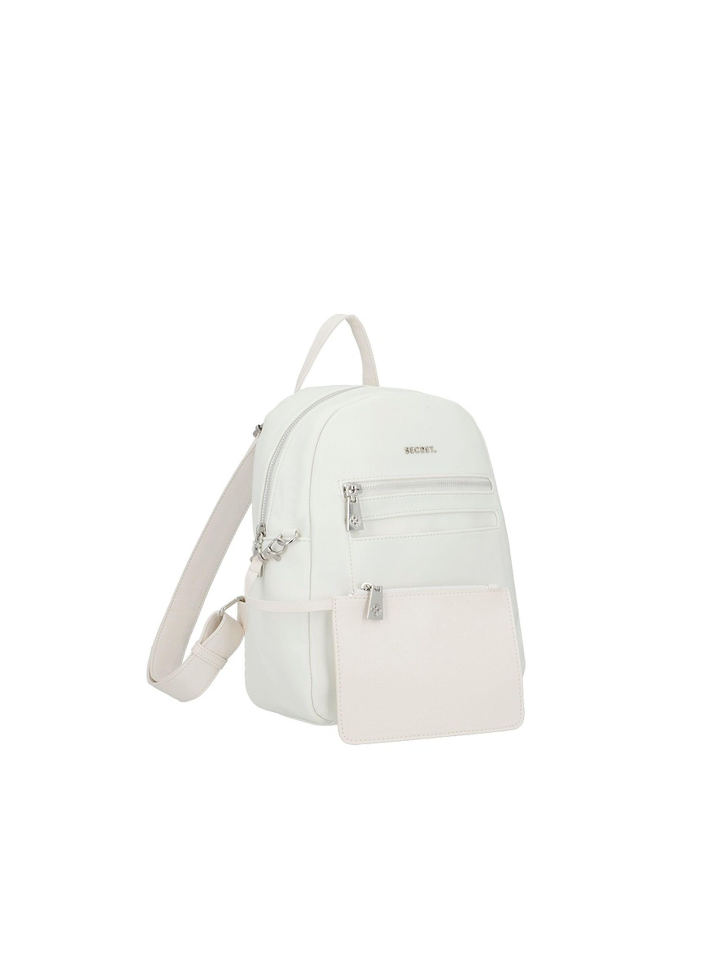 Mochila Secret Grecia SS25 Blanco M-5