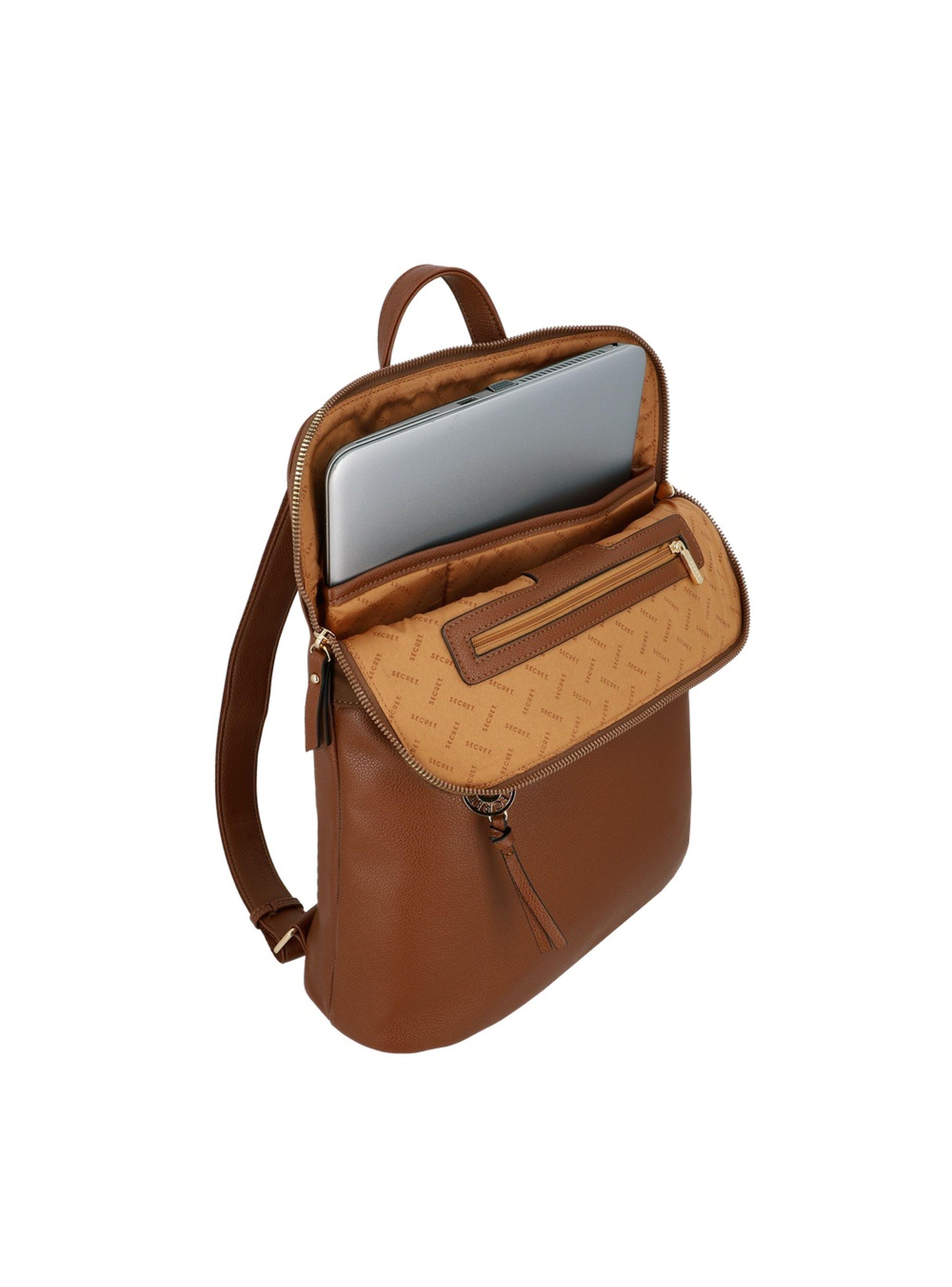 Mochila Notebook Secret Laurens ST6 Café 14"-3