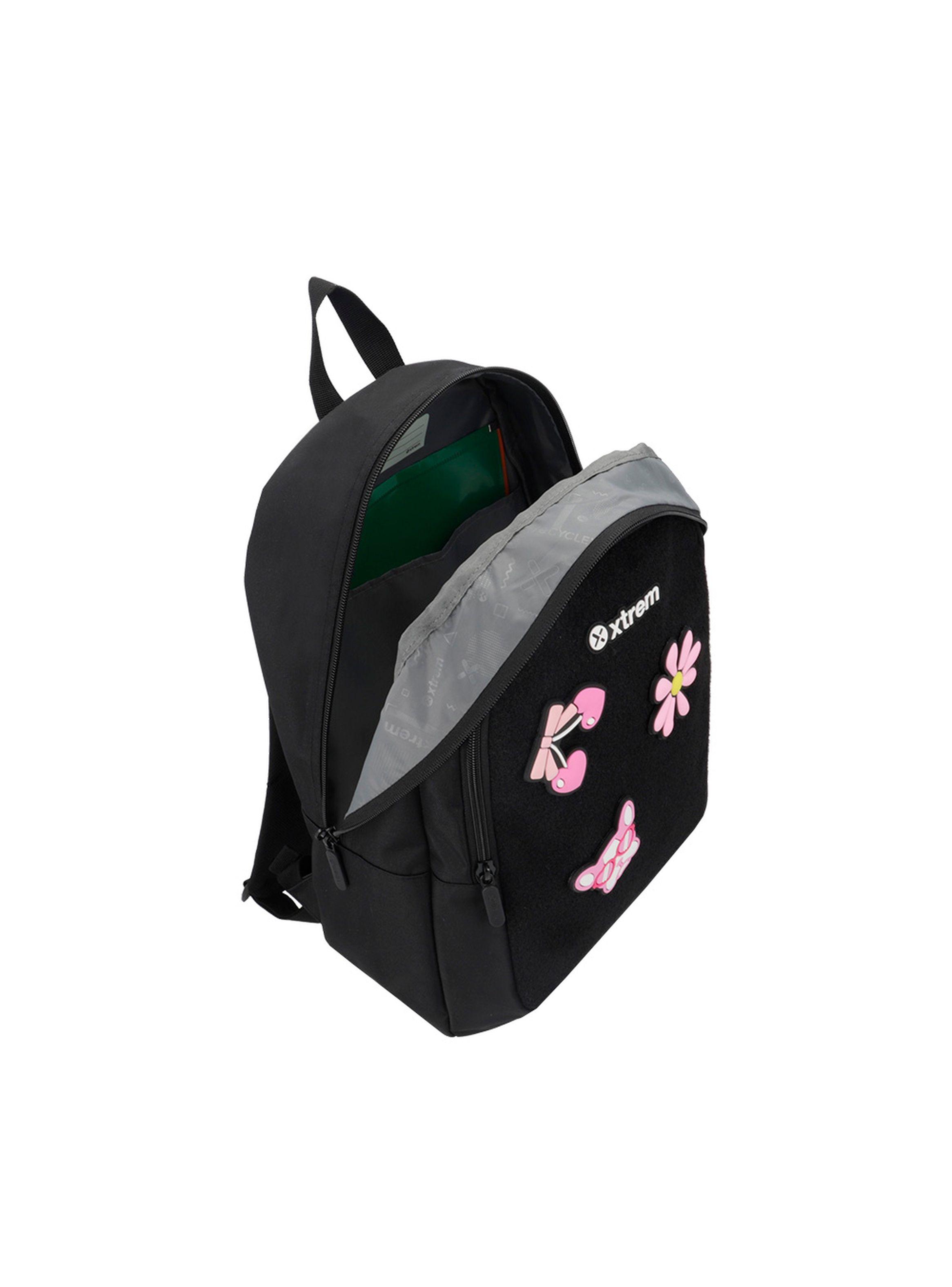 Mochila Xtrem Logan 5XT Negro/Rosado-3