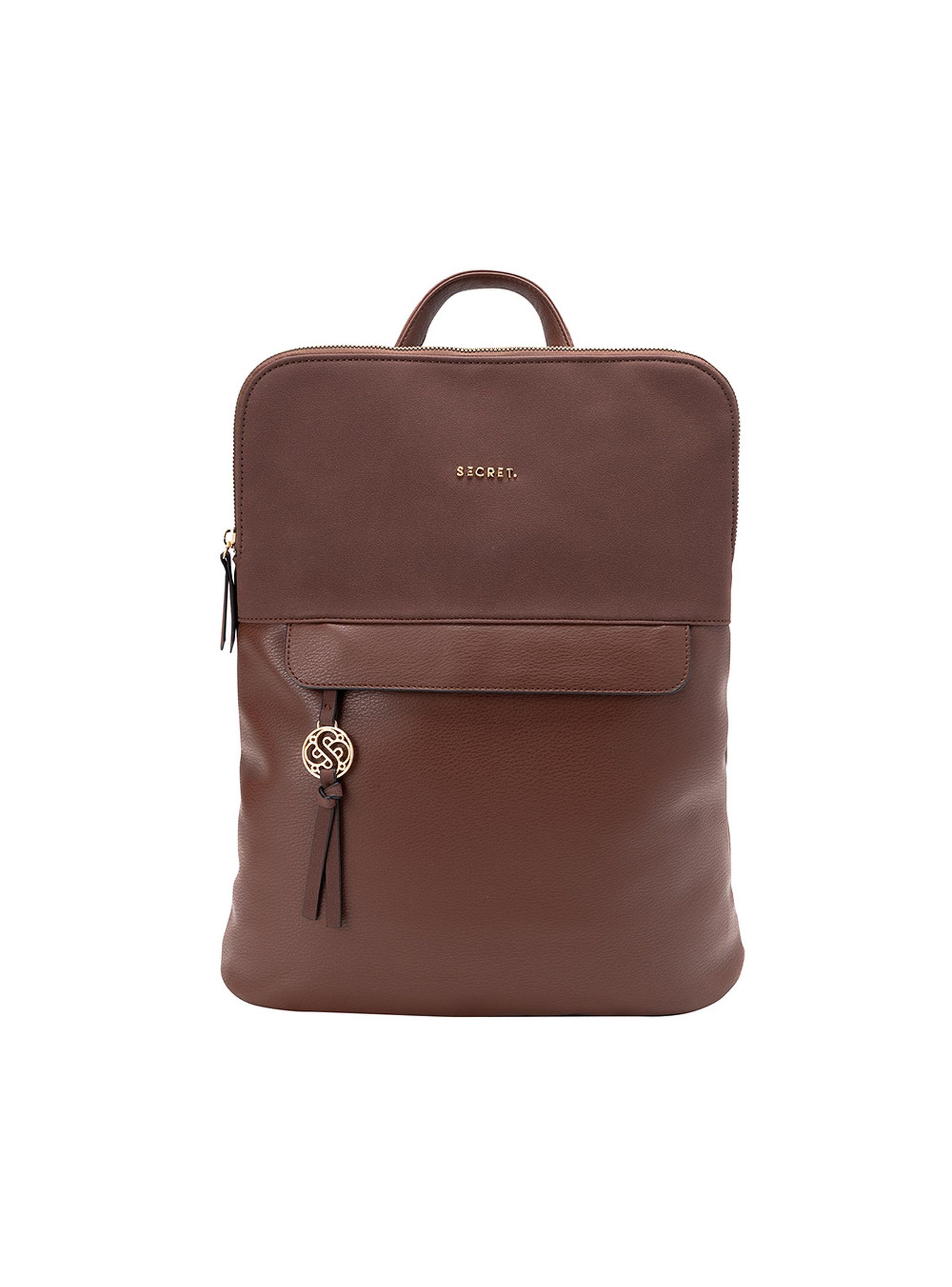 Mochila Notebook Secret Laurens FW24 Café 14"-0