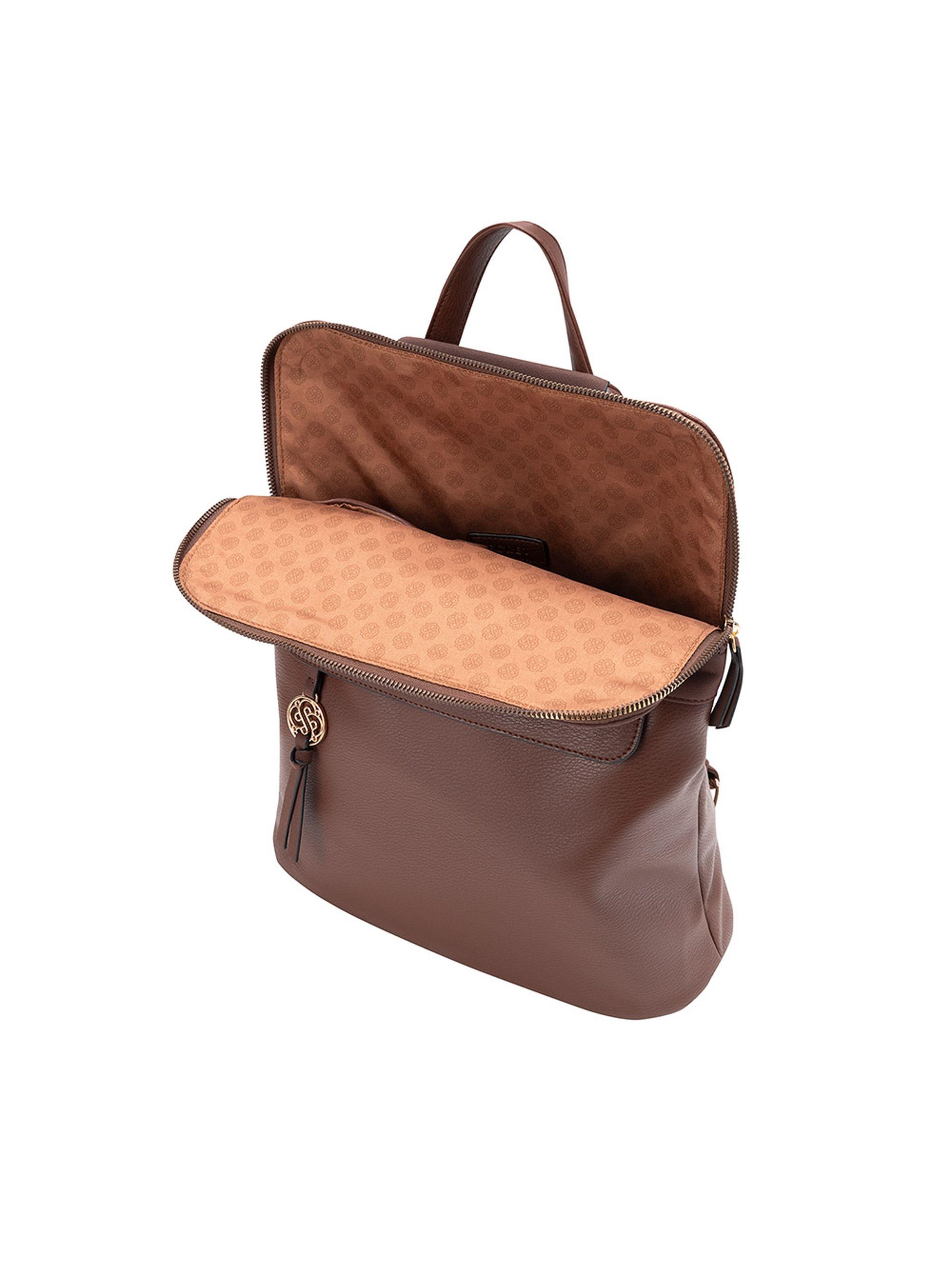 Mochila Notebook Secret Laurens FW24 Café 14"-3