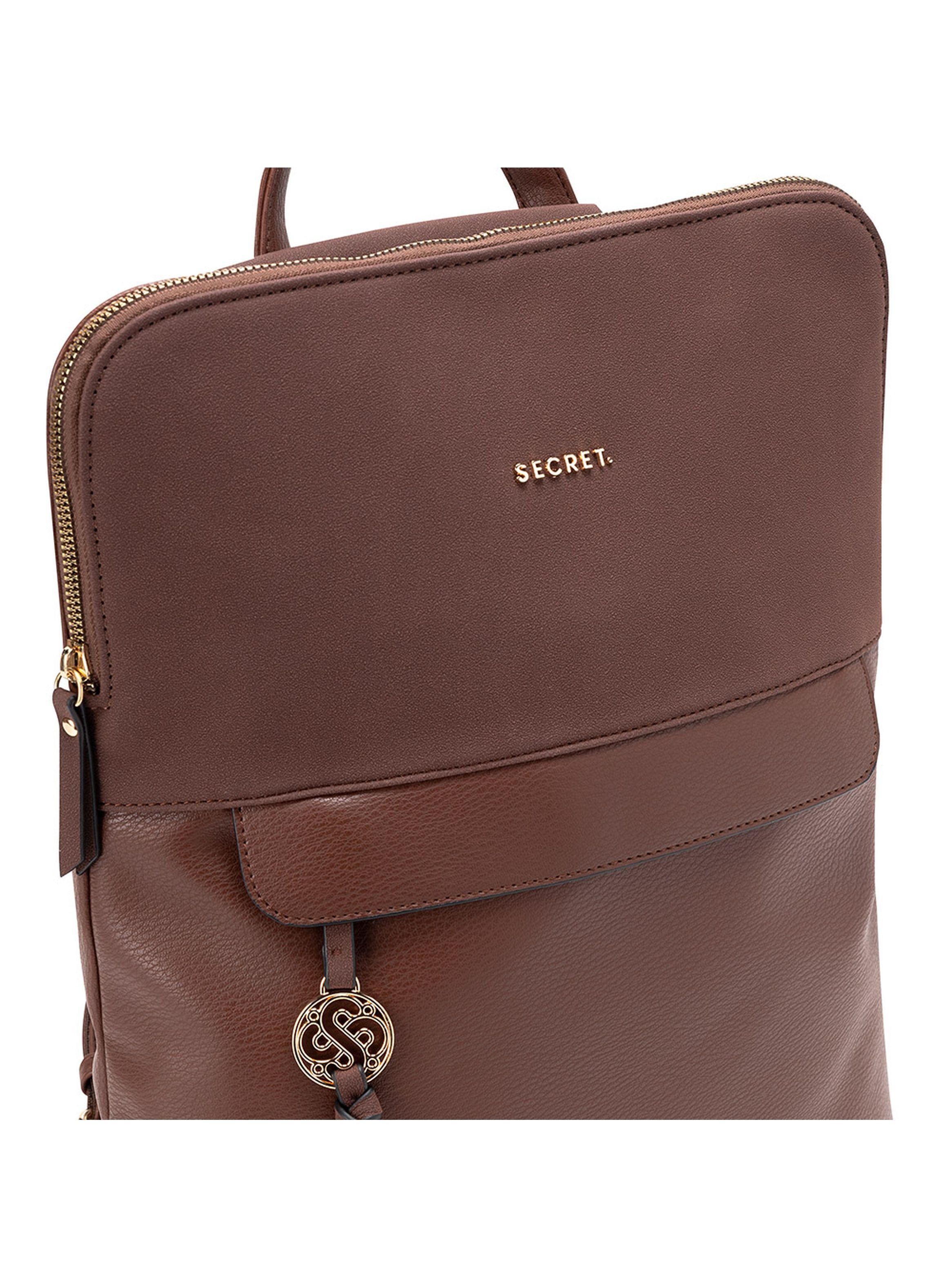 Mochila Notebook Secret Laurens FW24 Café 14"-6