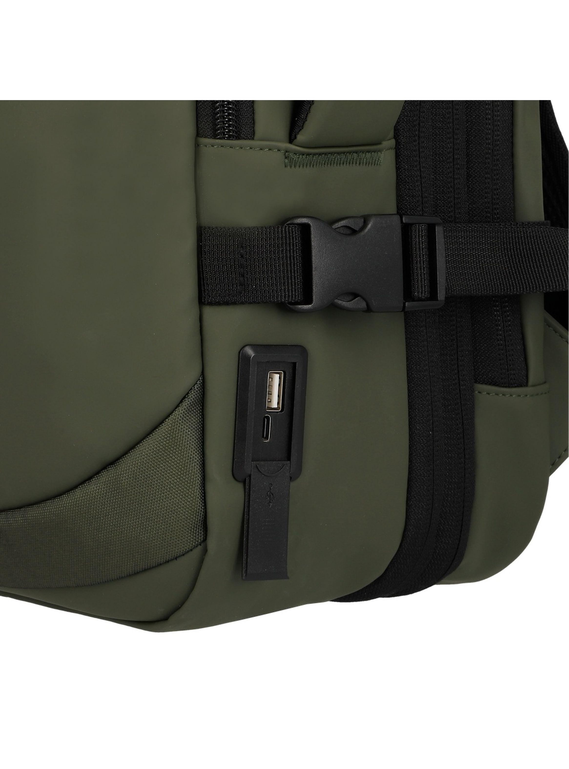 Mochila de Viaje Saxoline Urbanite 5SX Verde Oliva 16"-9