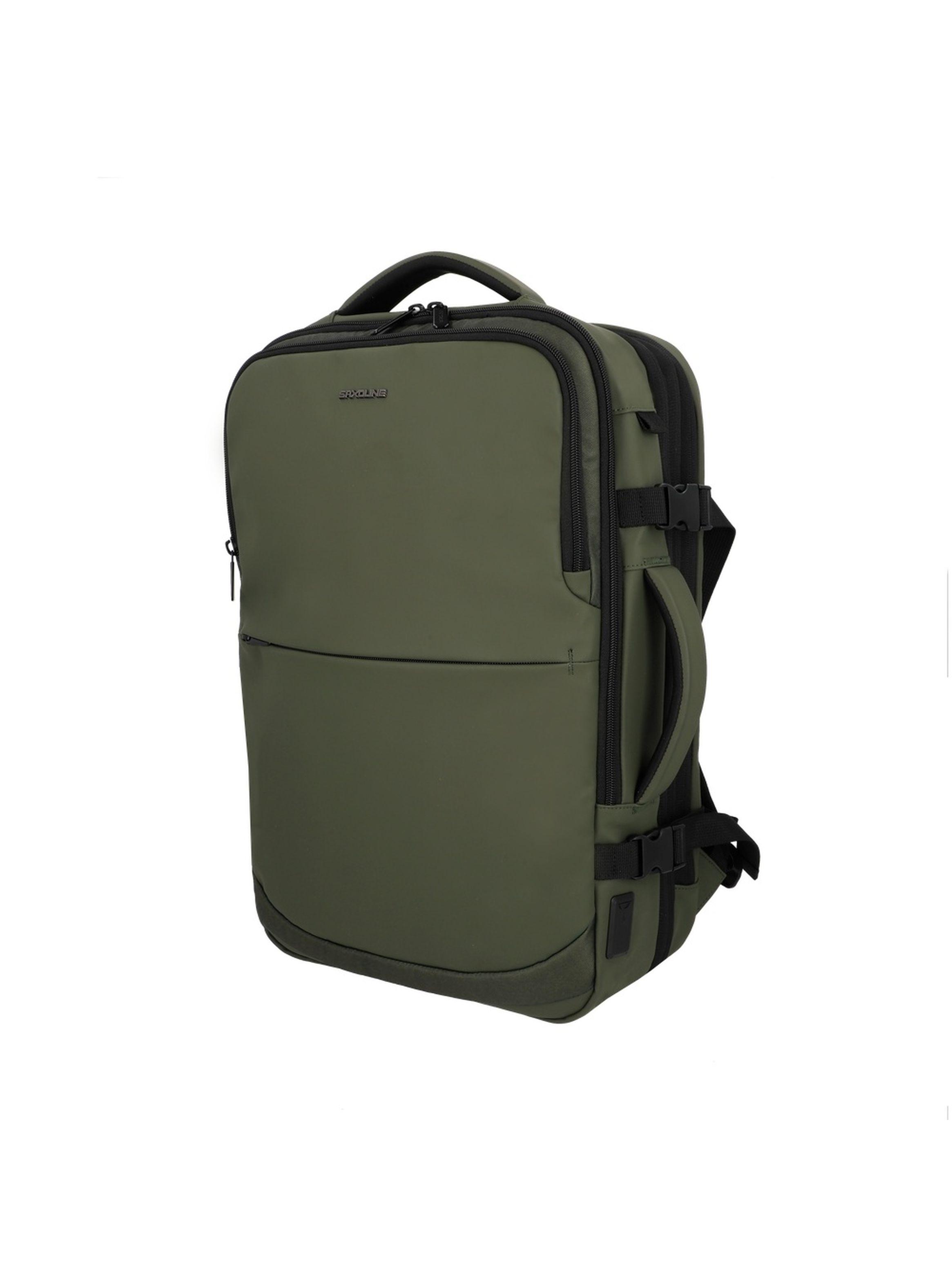 Mochila de Viaje Saxoline Urbanite 5SX Verde Oliva 16"-1