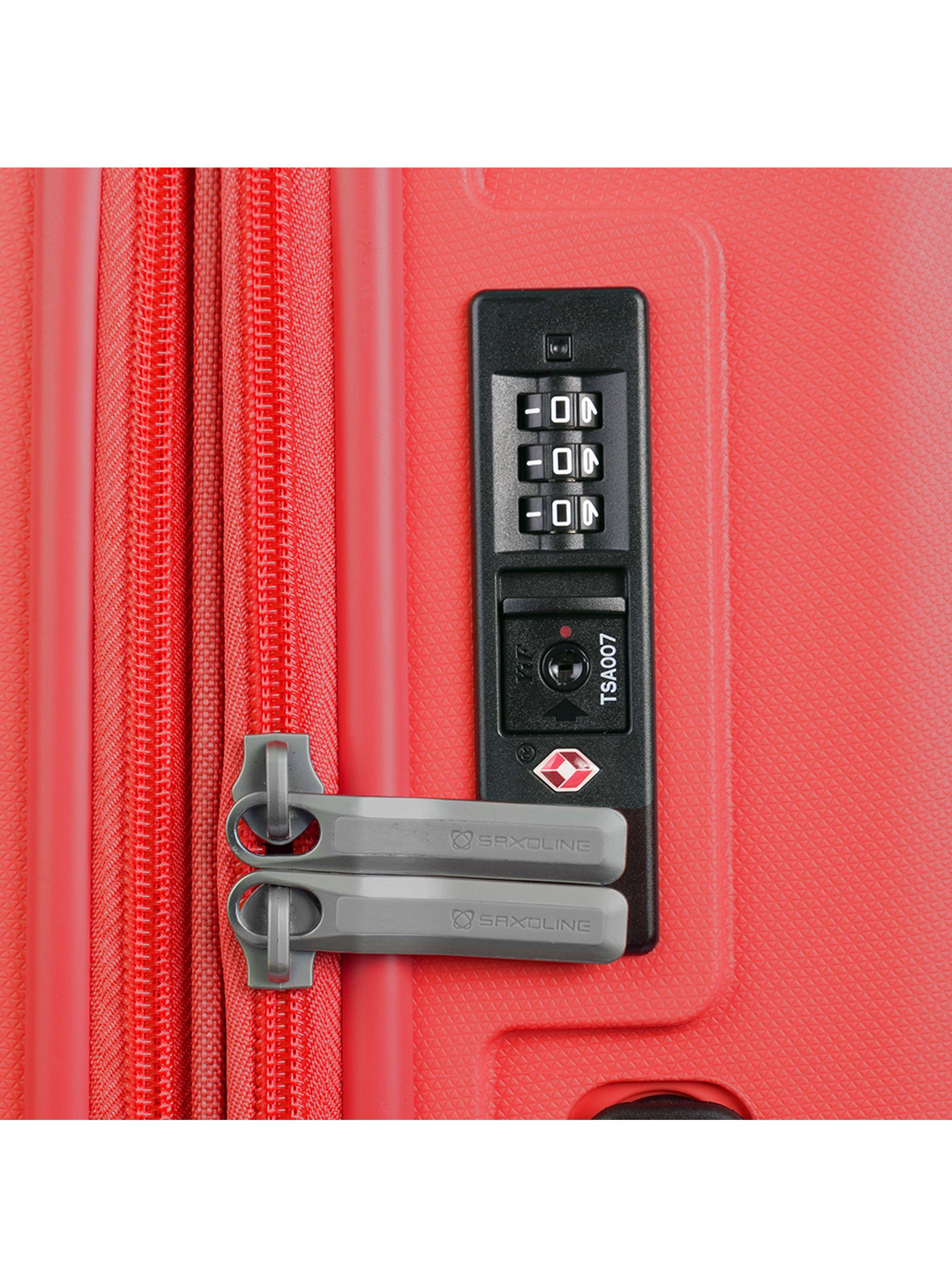 Maleta de Cabina Expandible Saxoline Fortress Rojo-7