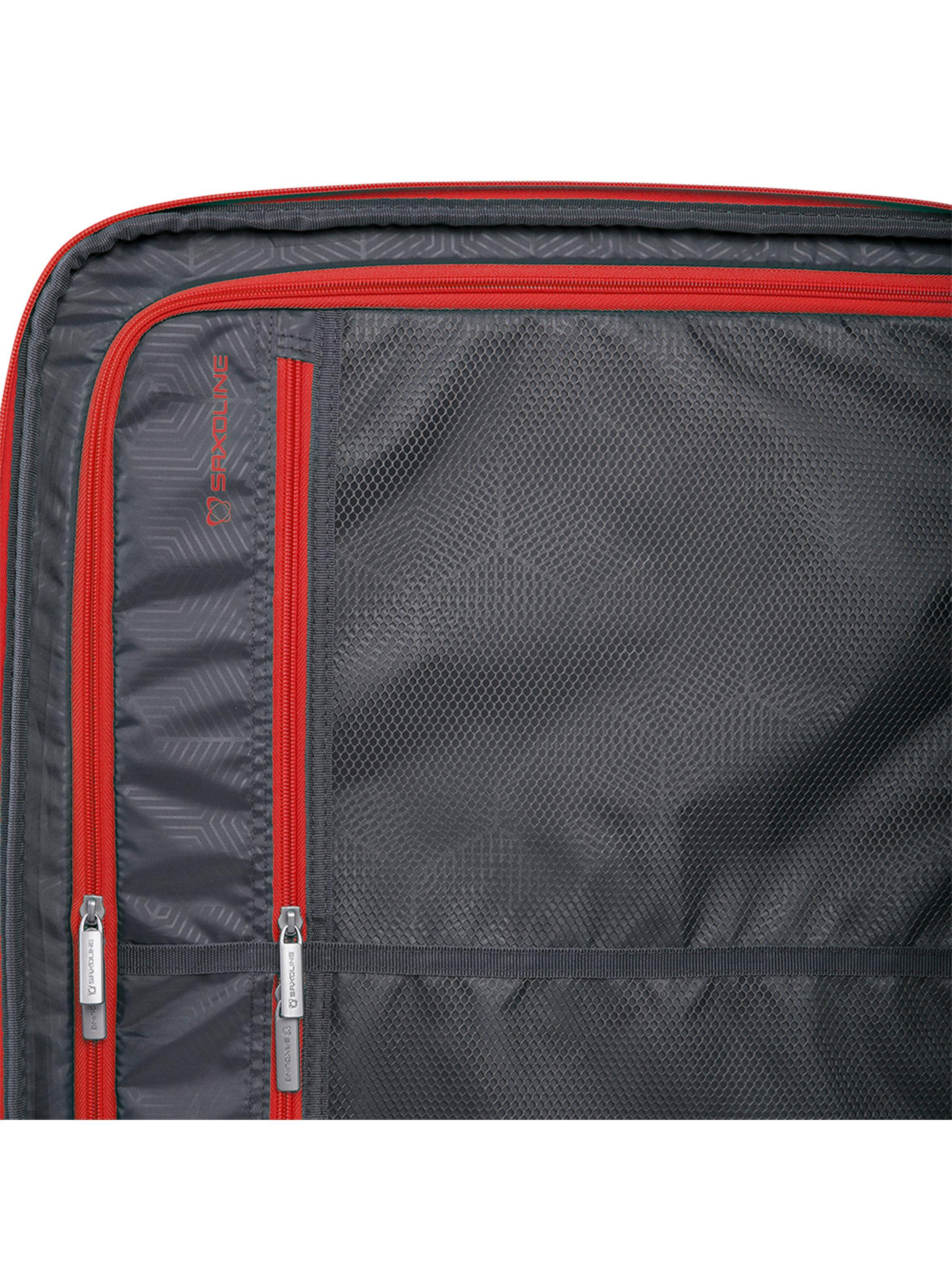 Maleta de Cabina Expandible Saxoline Fortress Rojo-8