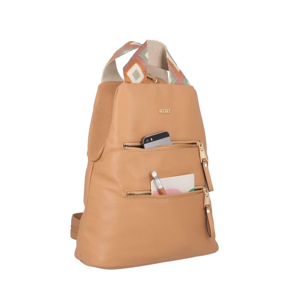 Mochila Indonesia Casual Tostado Secret L-8