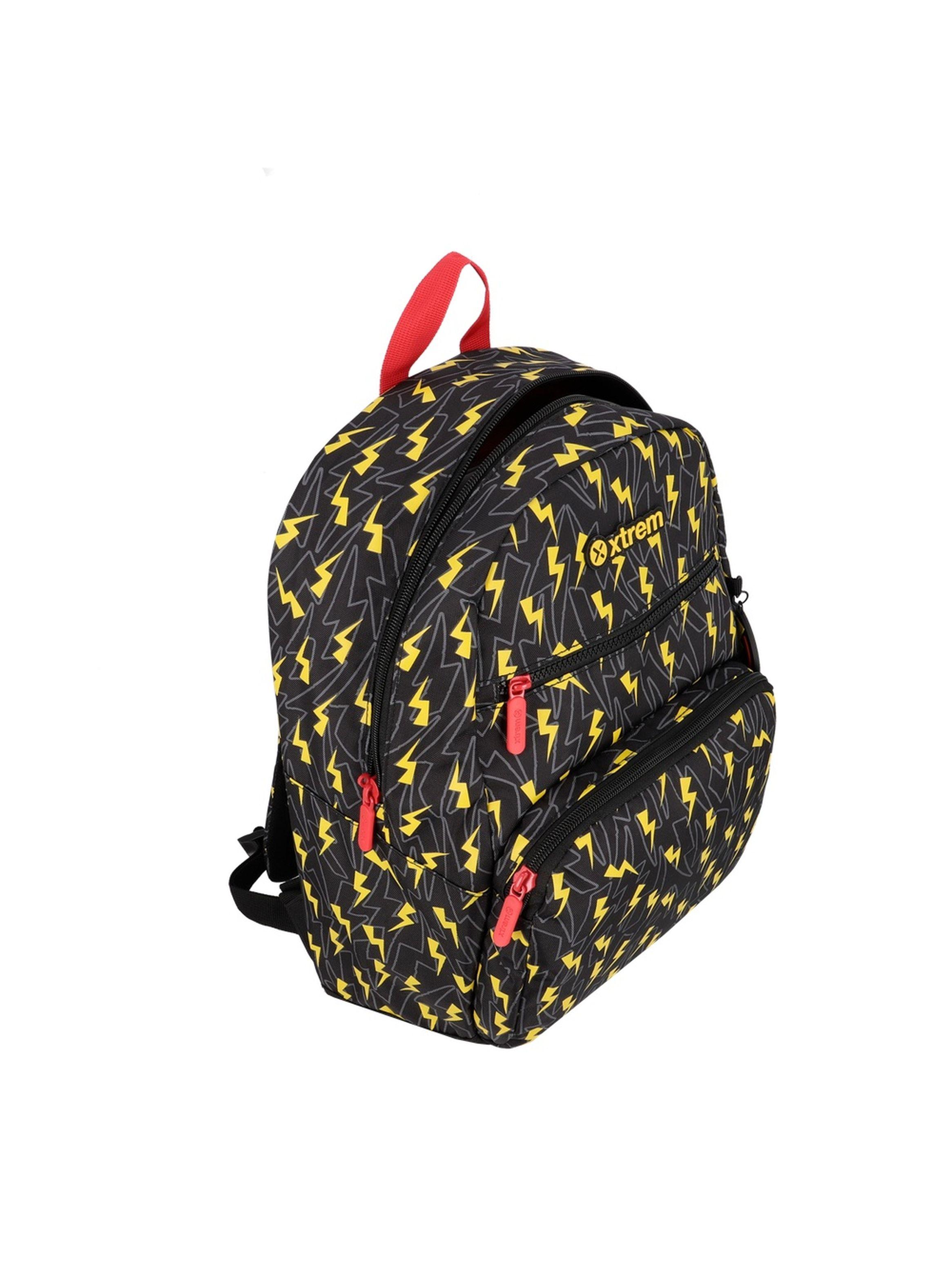 Mochila Xtrem Bolt 6XT Rayos Negro/Amarillo-3