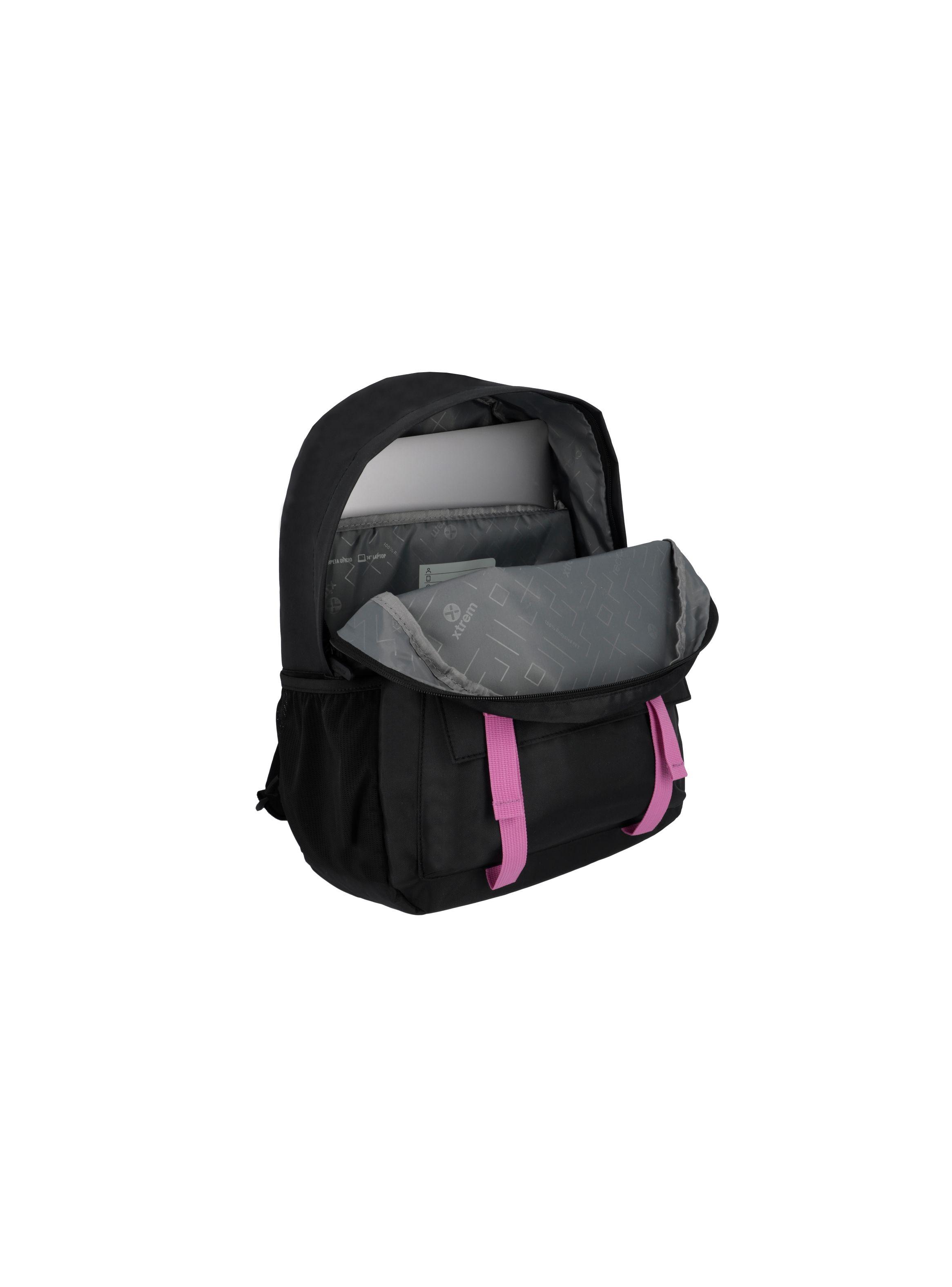 Mochila Notebook Xtrem Lennox 4XT Negro 14"-3