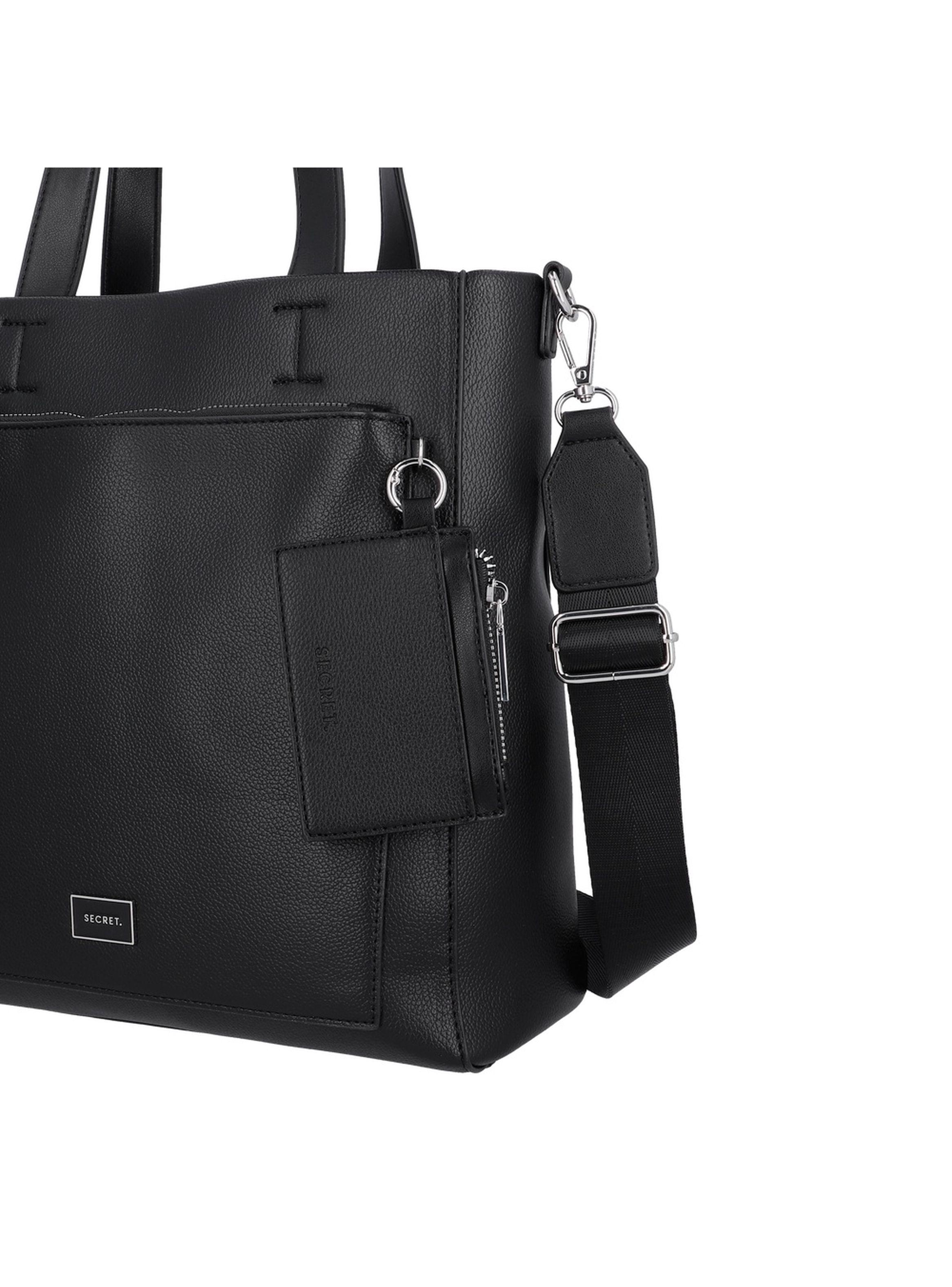 Cartera Tote Secret Nara ST6 M Negro-4