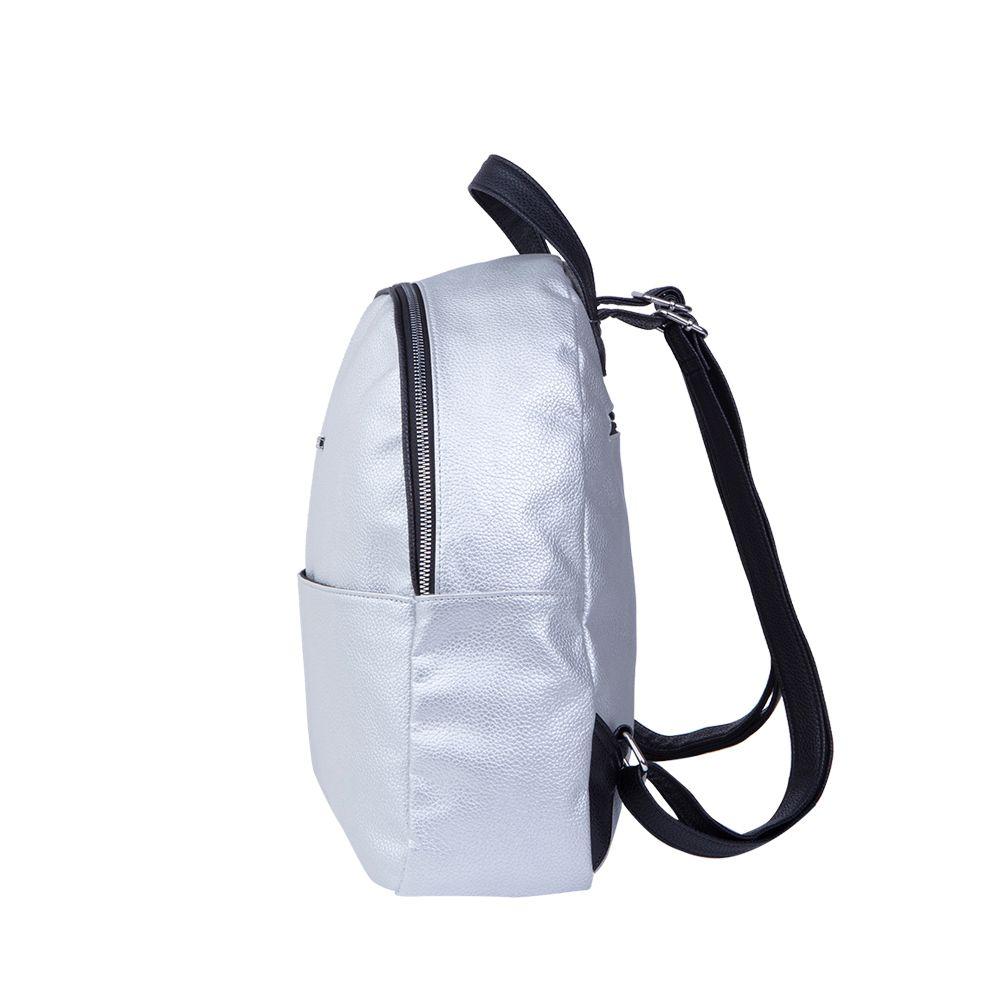 Mochila Amsterdam Plateada Secret-4