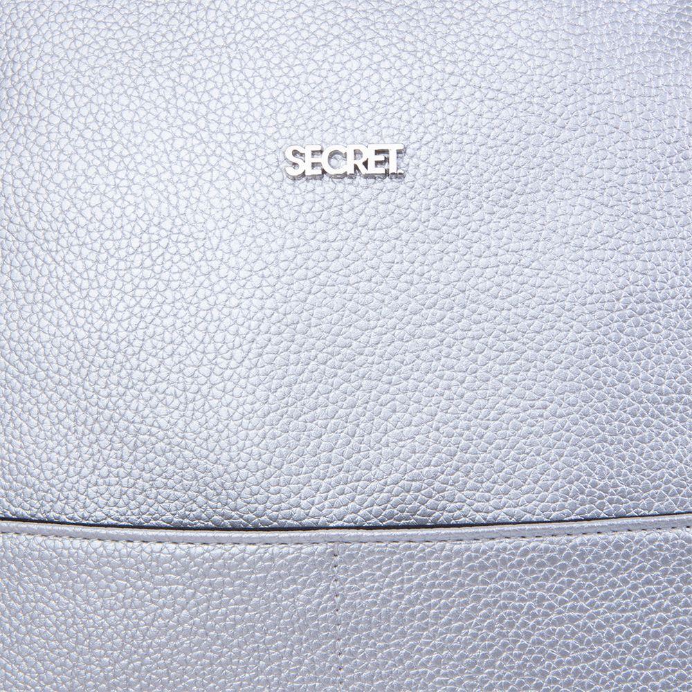 Mochila Amsterdam Plateada Secret-7