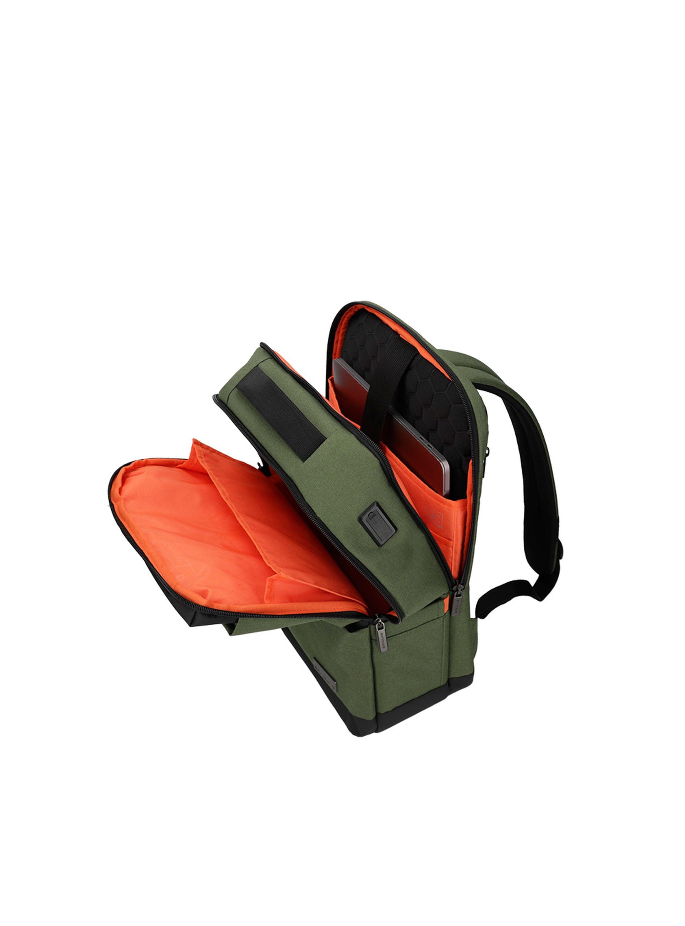 Mochila Notebook Saxoline Station 4SX Verde 16"-3