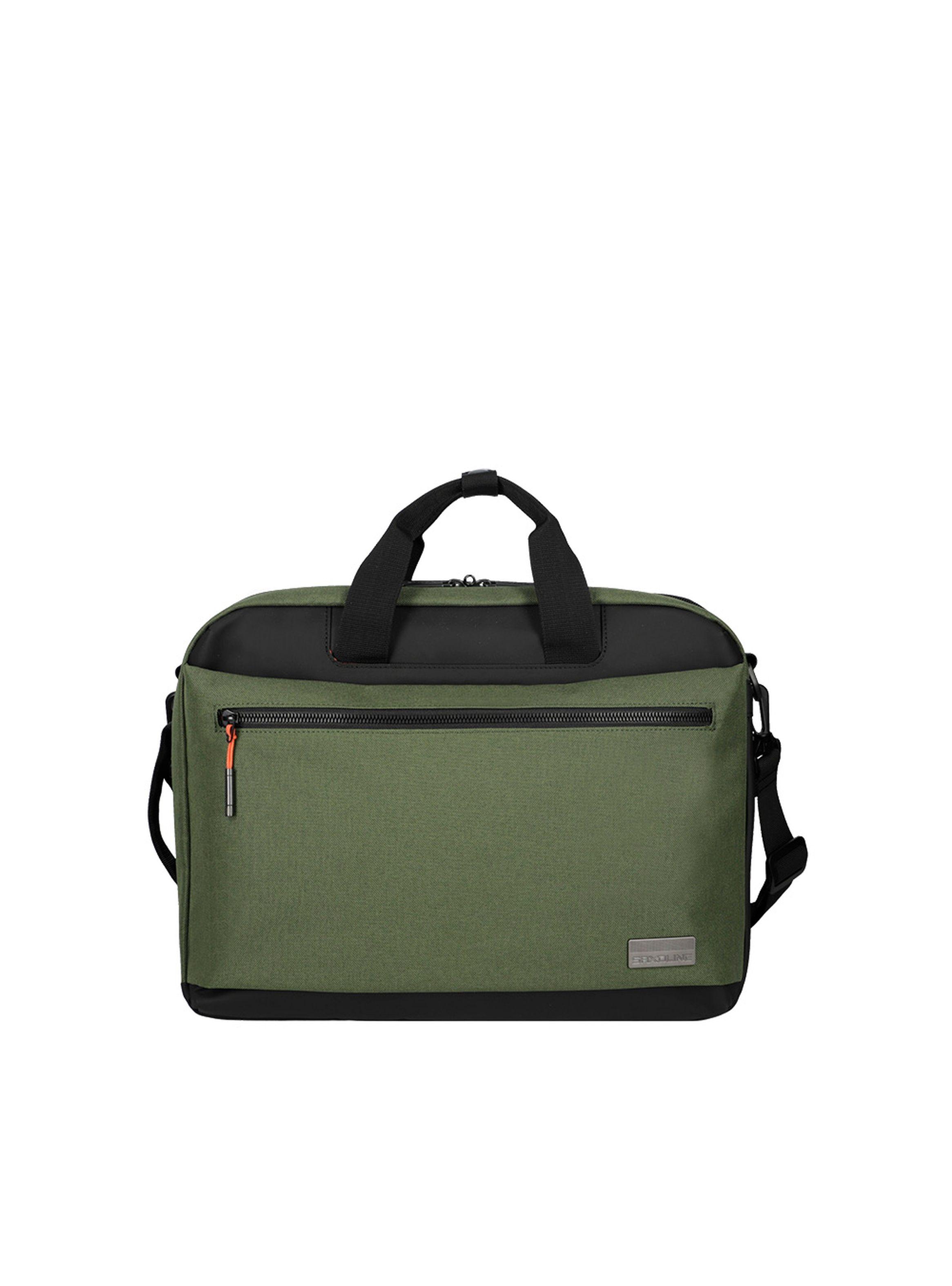 Maletín Convertible Notebook Saxoline Station 4SX Verde 15"-0