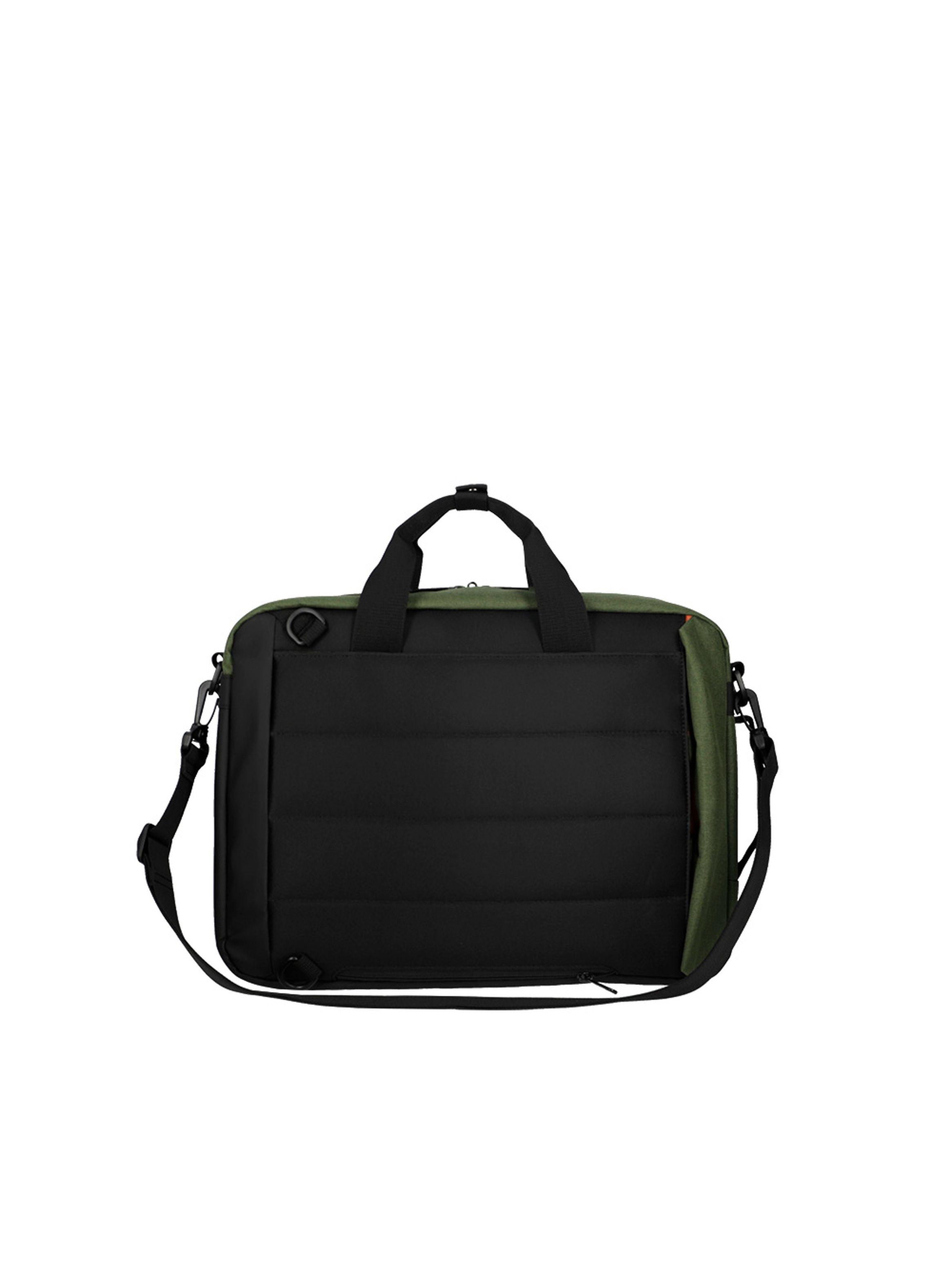 Maletín Convertible Notebook Saxoline Station 4SX Verde 15"-2