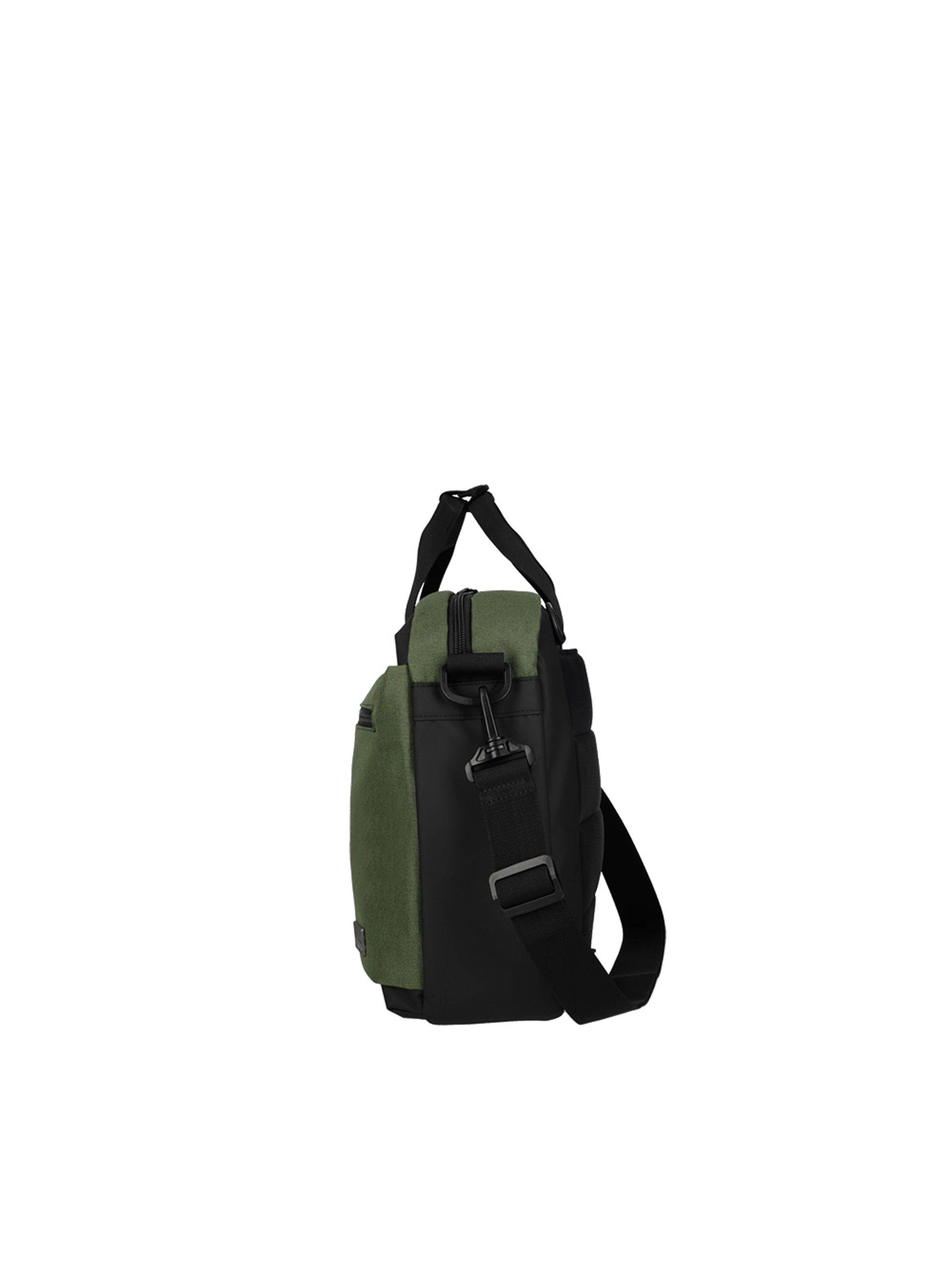 Maletín Convertible Notebook Saxoline Station 4SX Verde 15"-4