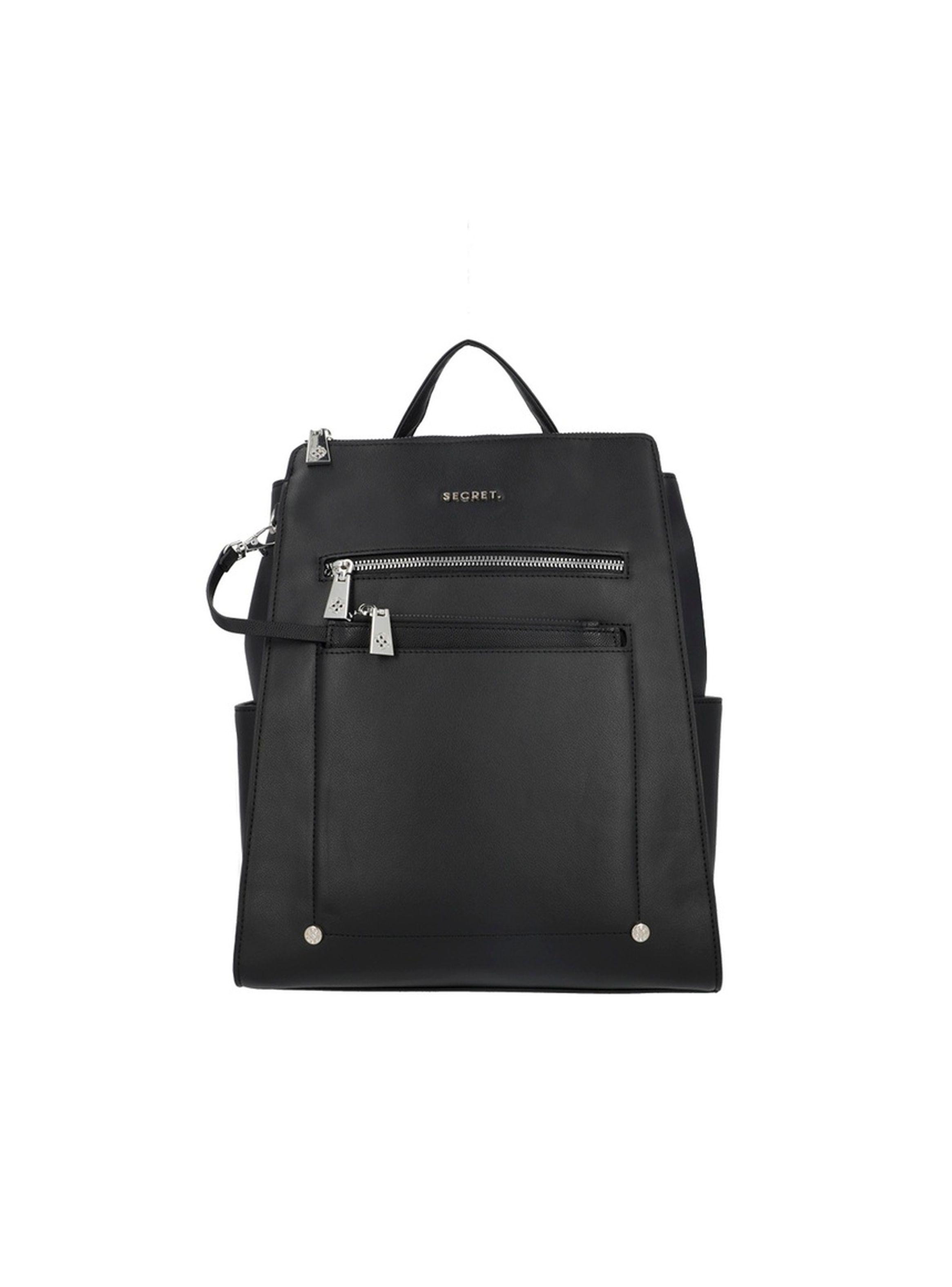 Mochila Secret Grecia SS25 Negro L-0