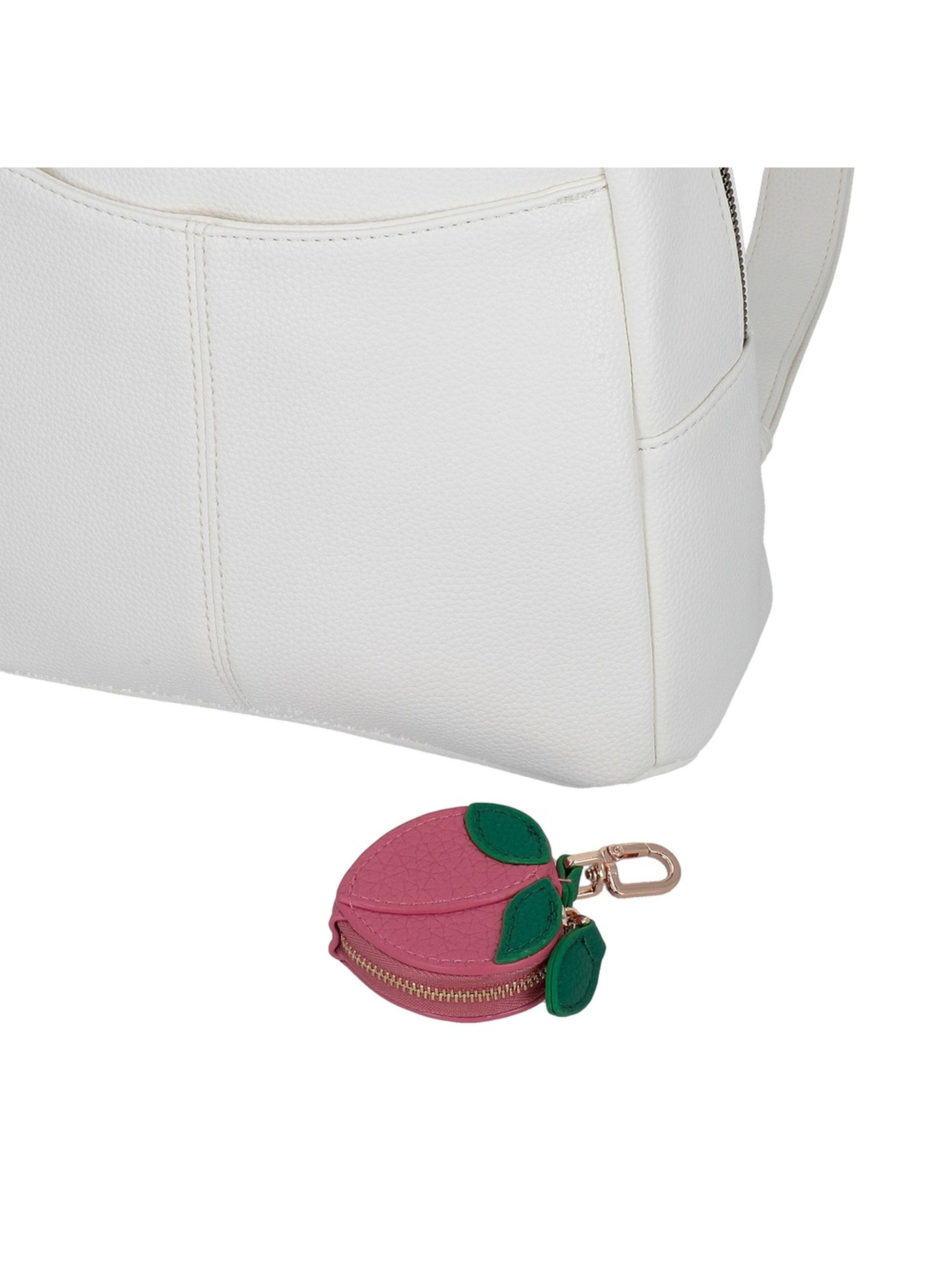 Mochila de Mujer Secret Aruba SC7 Mediana Blanco-6