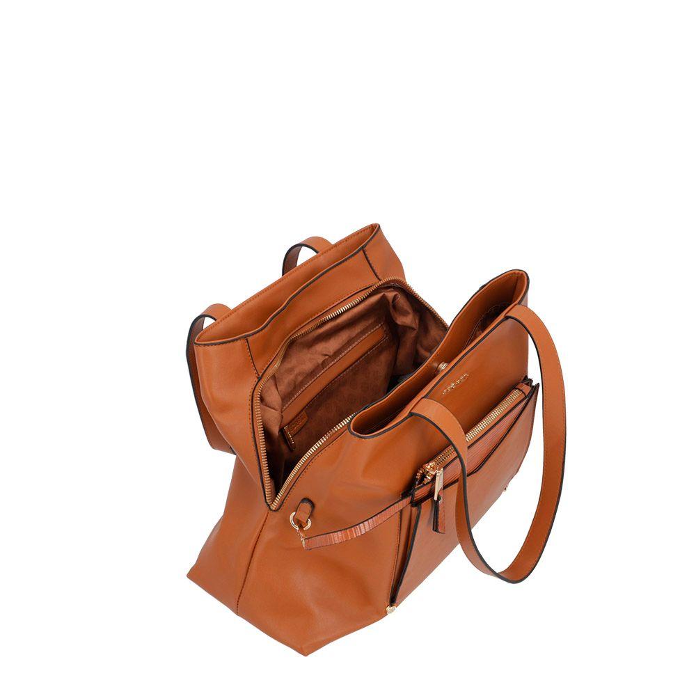 Cartera de hombro Grecia café L-6