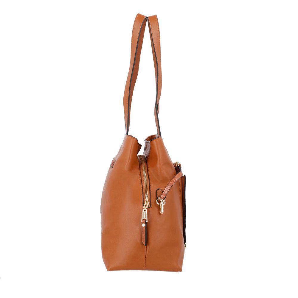 Cartera de hombro Grecia café L-10