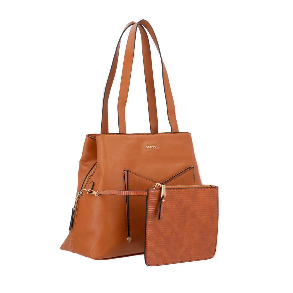 Cartera de hombro Grecia café L-17