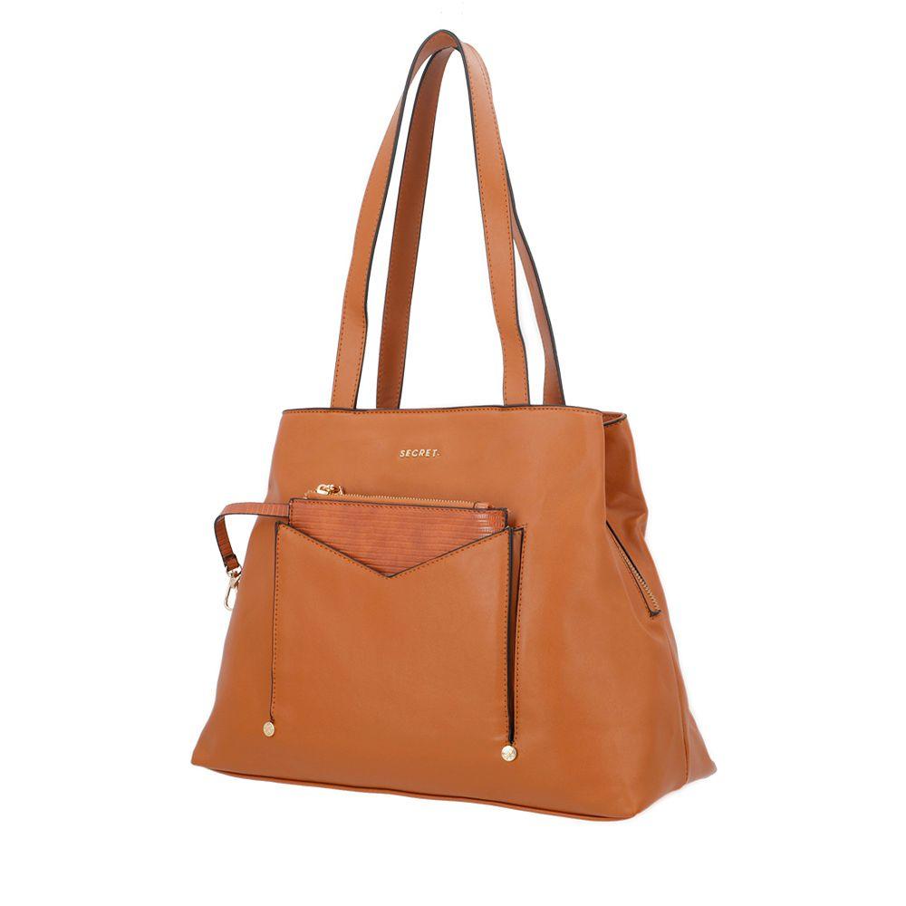 Cartera de hombro Grecia café L-2