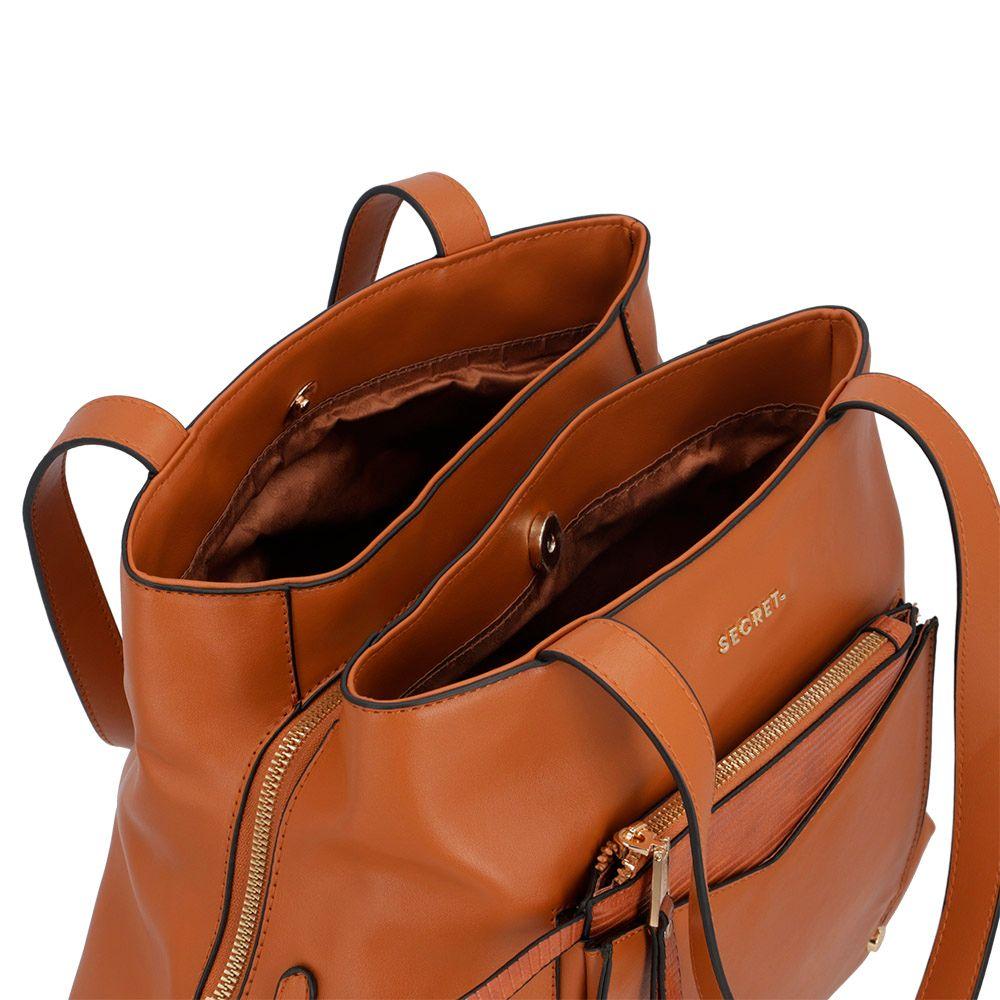 Cartera de hombro Grecia café L-13
