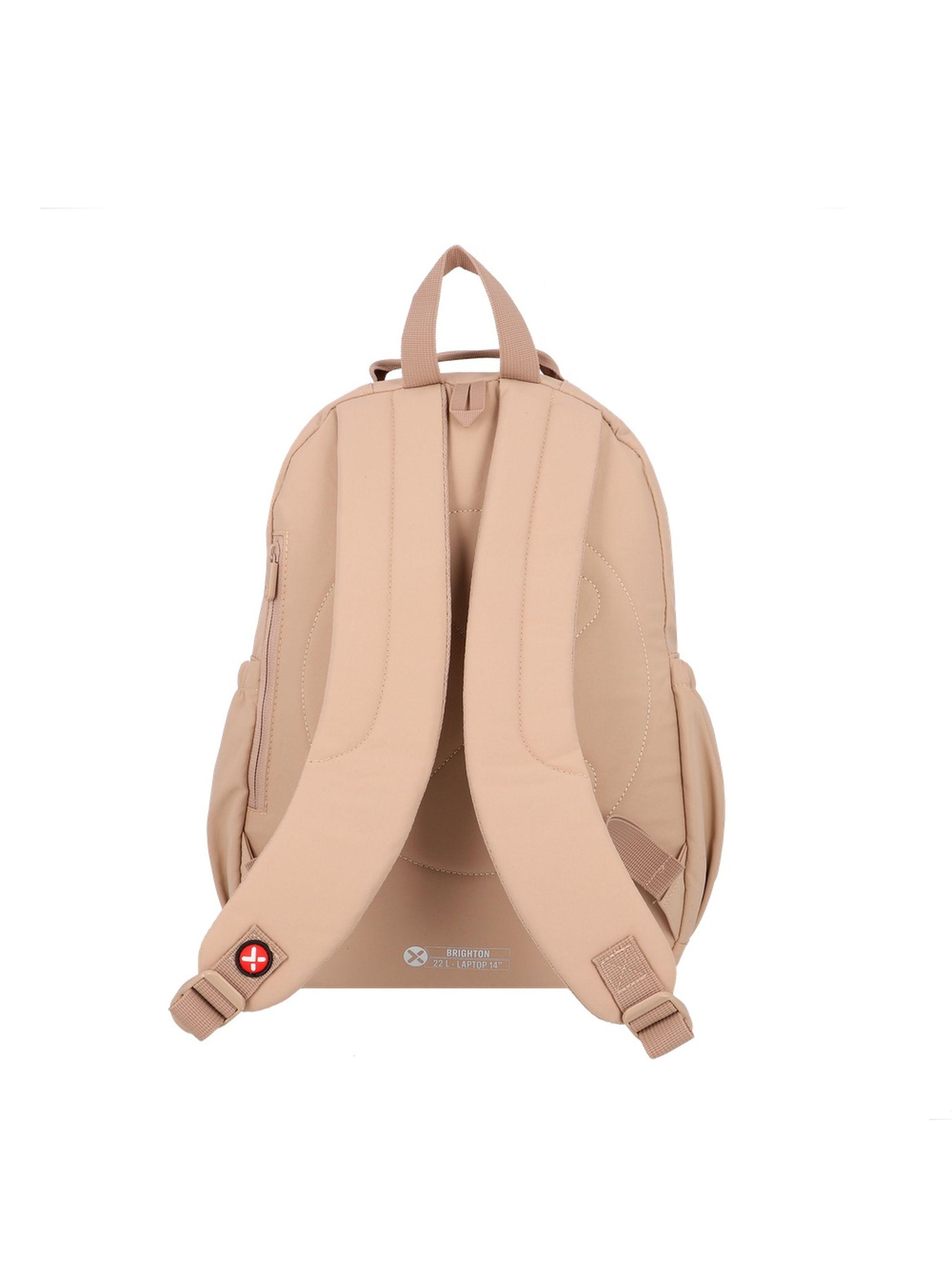 Mochila Notebook Xtrem Brighton 6XT Beige 14"-2