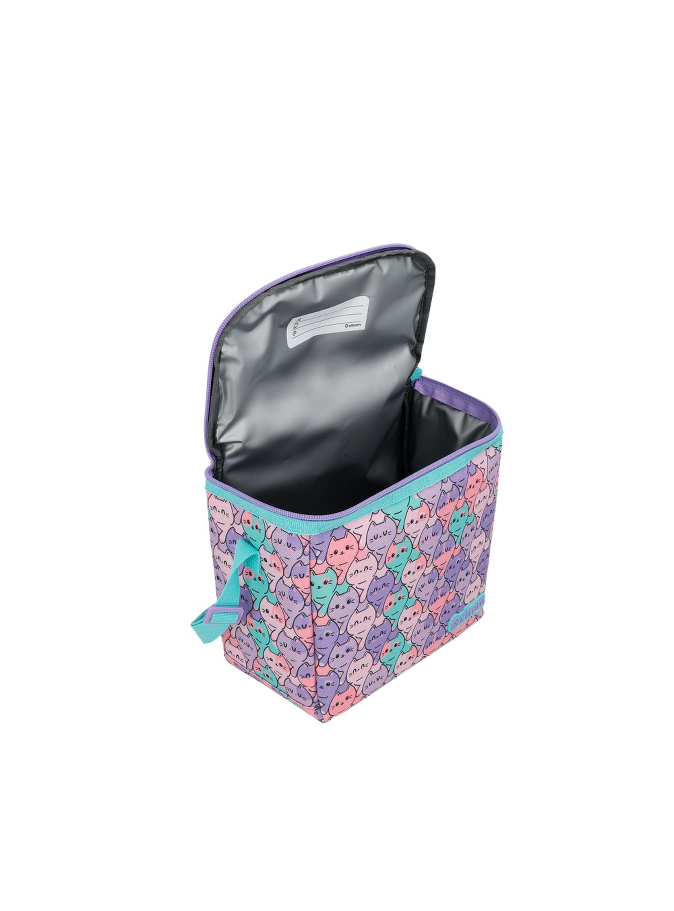 Pack Mochila con ruedas Xtrem Run 6XT Gatos Lila-9