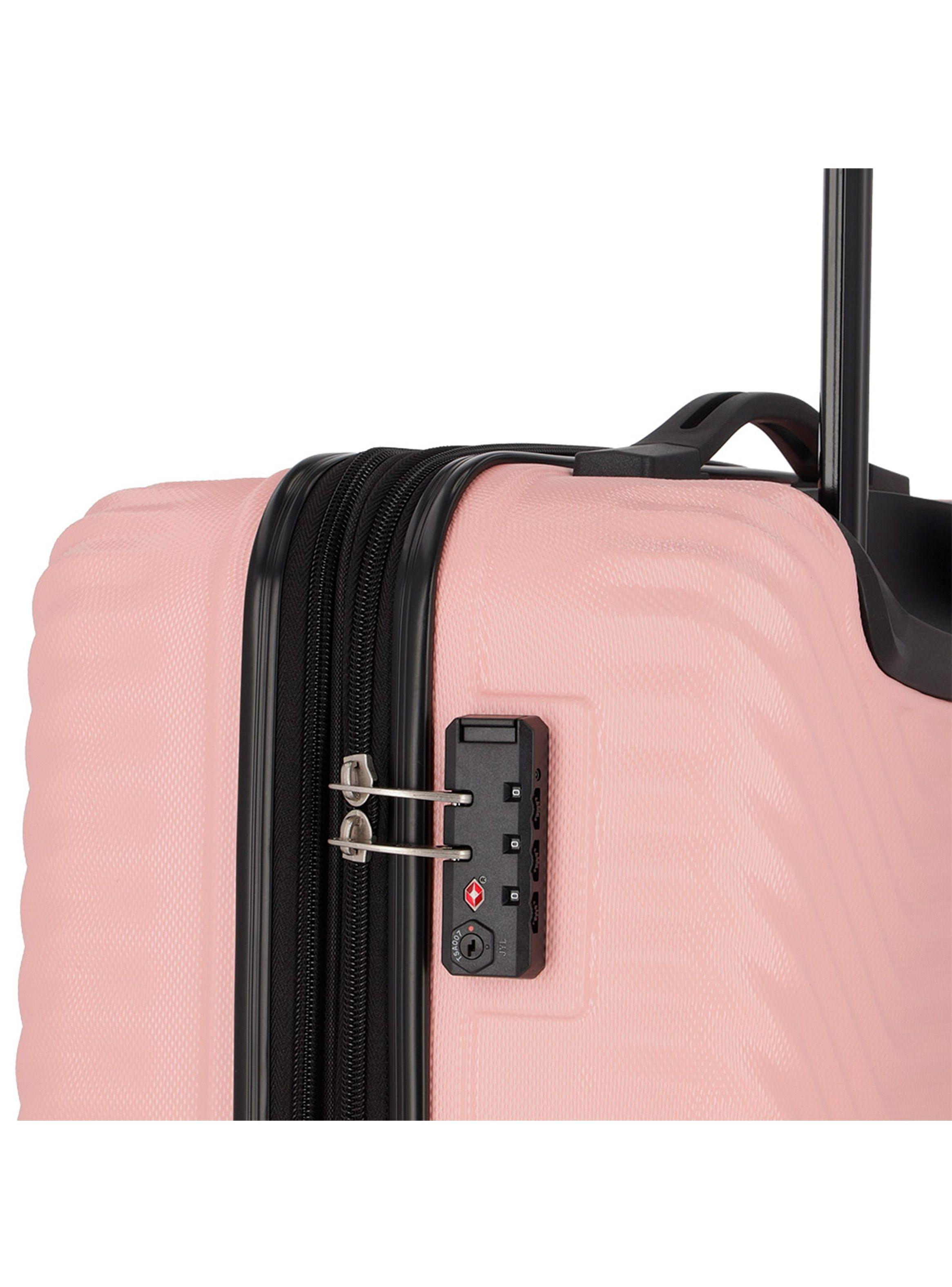 Maleta de Cabina Saxoline Boden Rosada-6