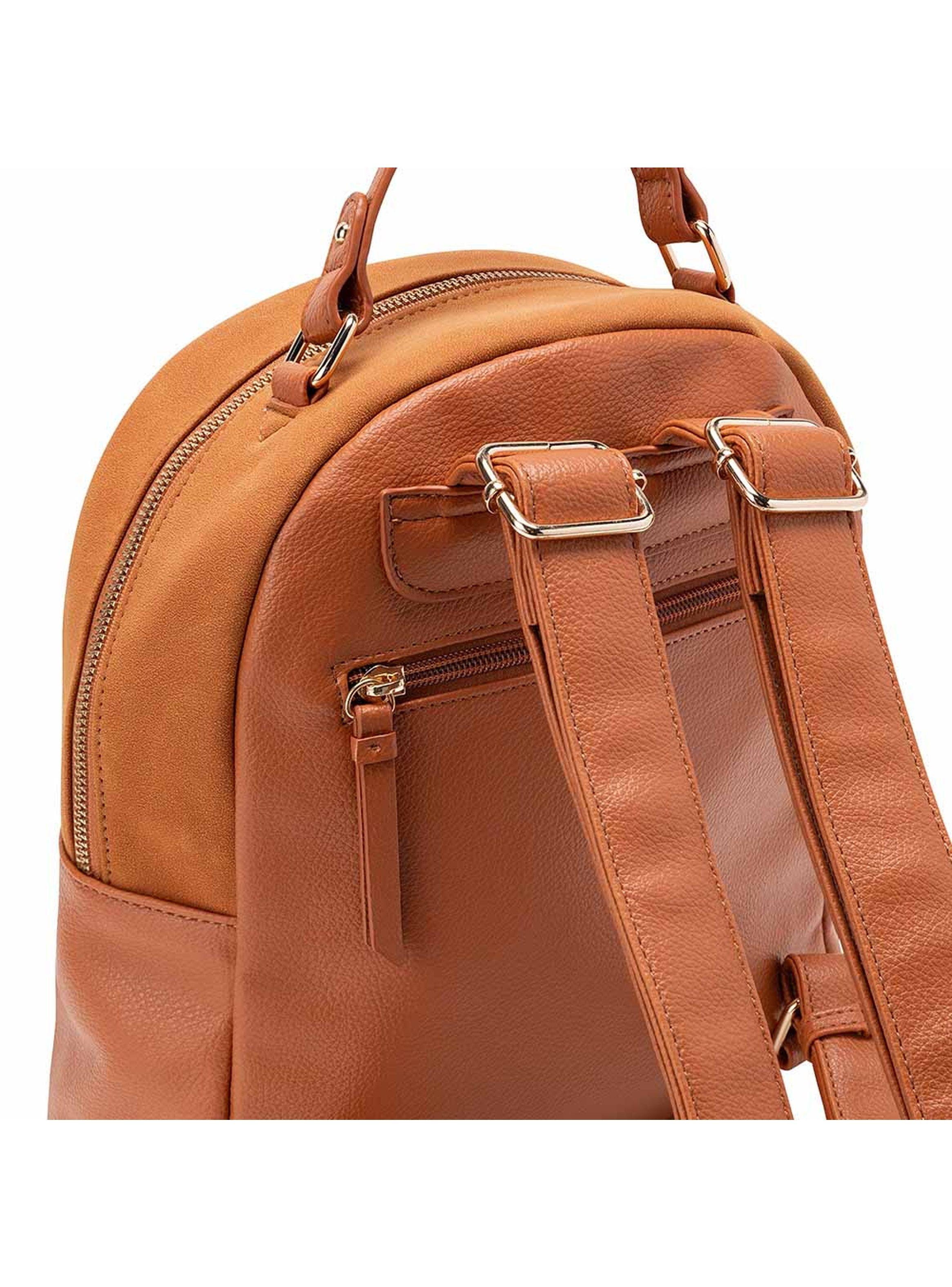 Mochila Secret Lourdes FW24 Café M-5