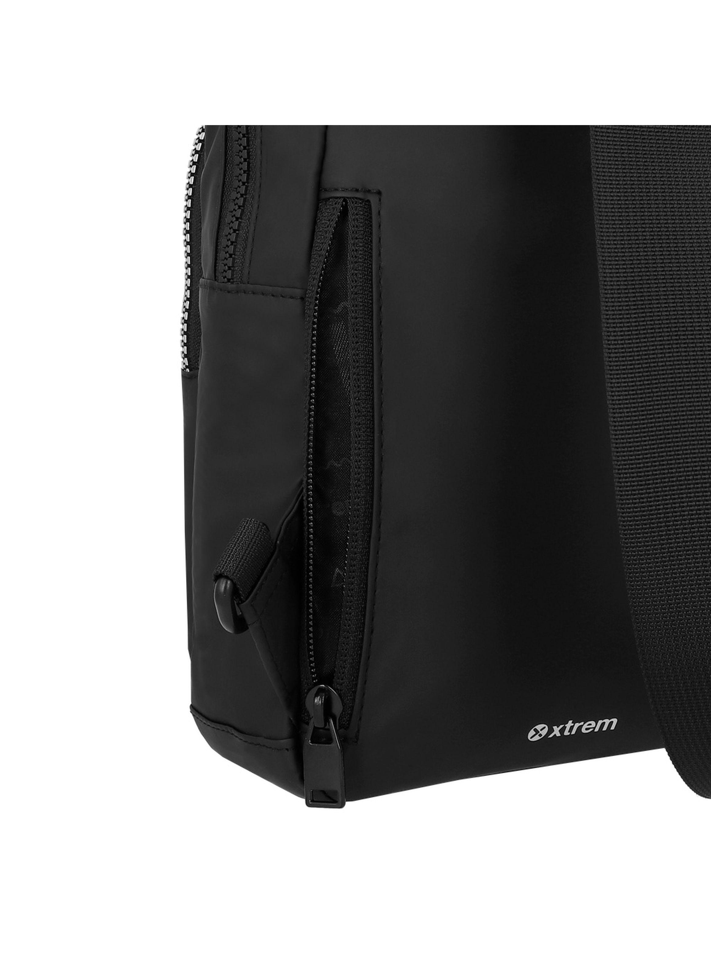Cartera Bandolera Xtrem Ronan 3XT Pequeña Negra Iridiscente-5