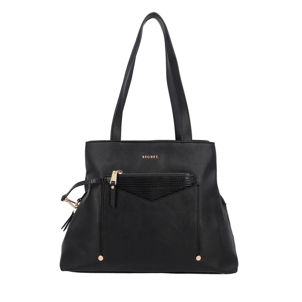 Cartera de hombro Grecia negra L-0