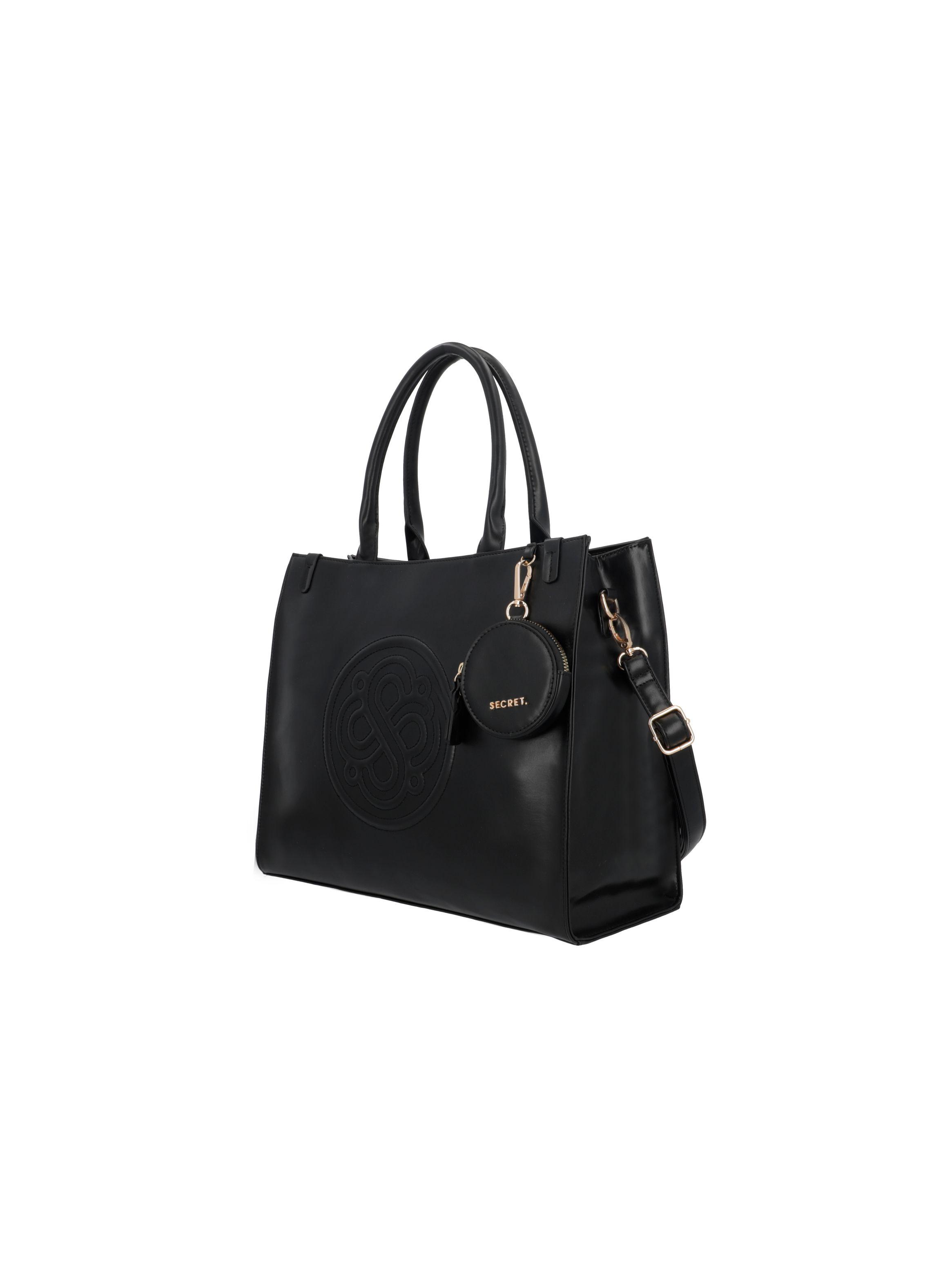 Cartera Tote Bag Secret Atenas Negro M-1