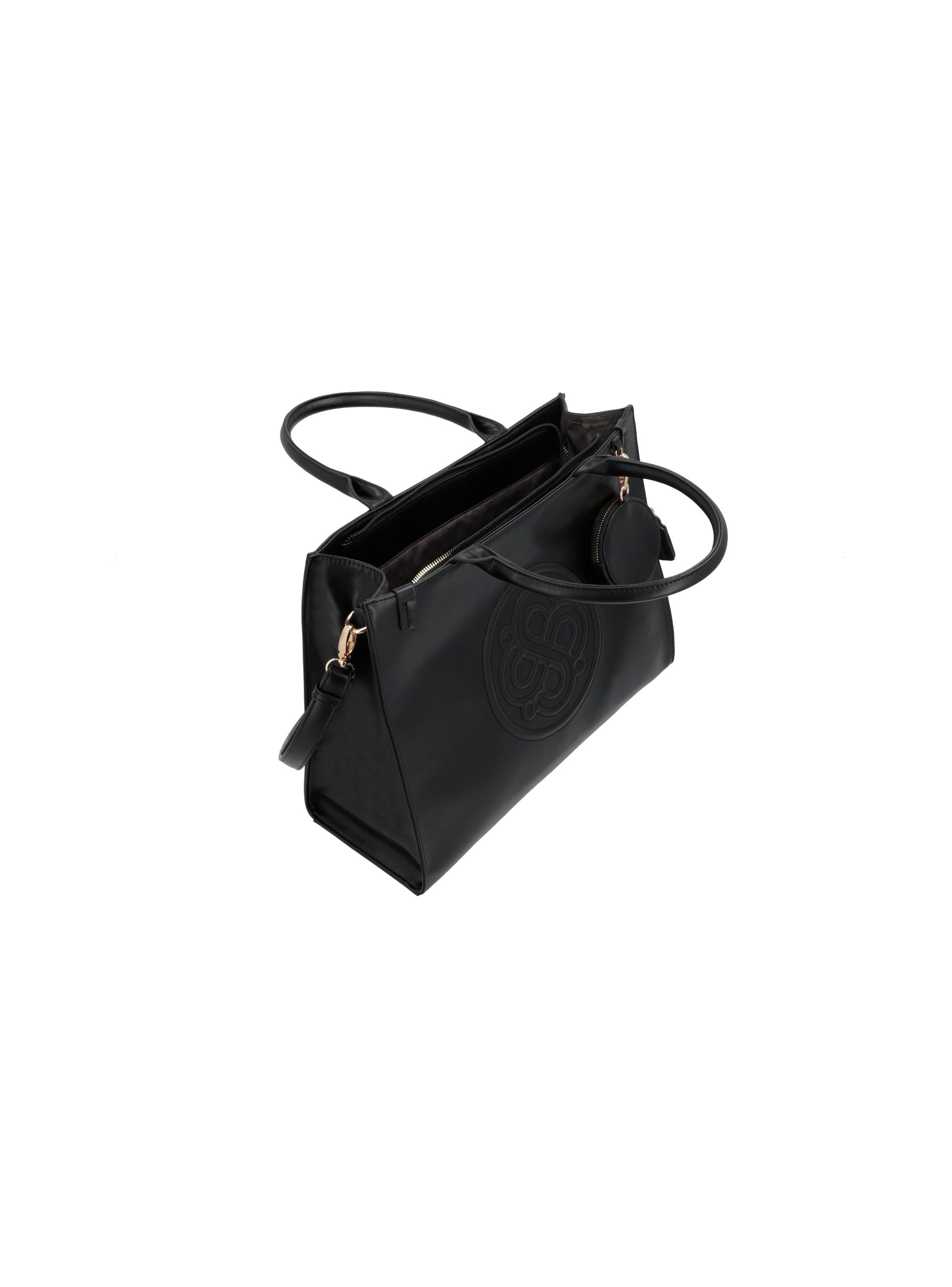 Cartera Tote Bag Secret Atenas Negro M-3