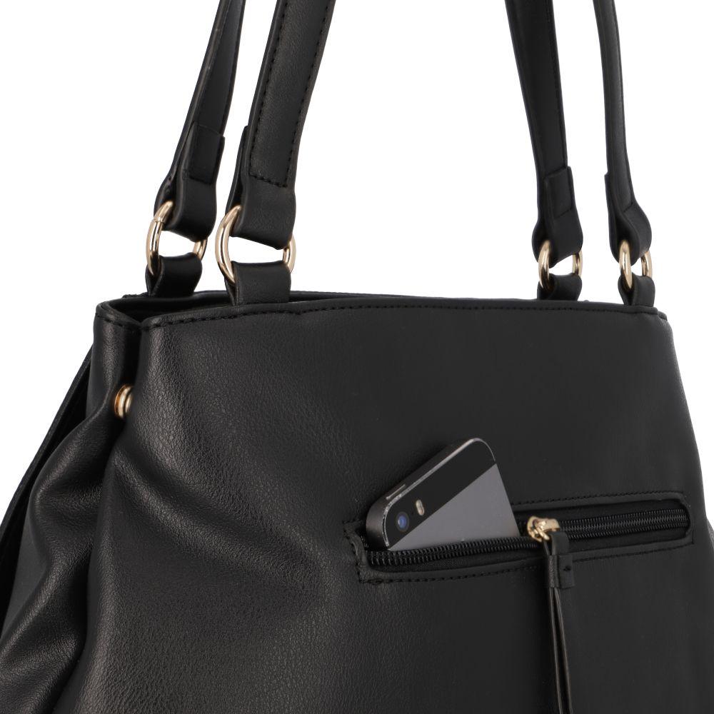 Cartera Melbourne Casual Negro Secret L-6