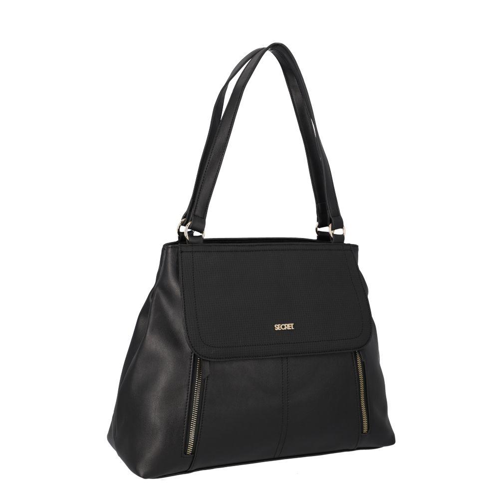 Cartera Melbourne Casual Negro Secret L-4