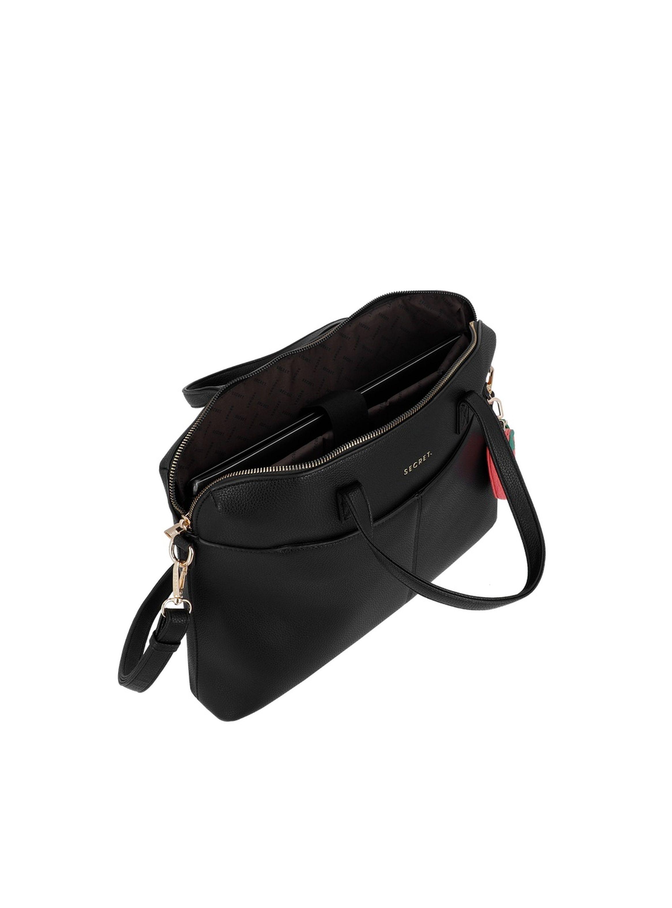 Cartera Porta Laptop 14" Secret Aruba SC7 Grande Negro-3