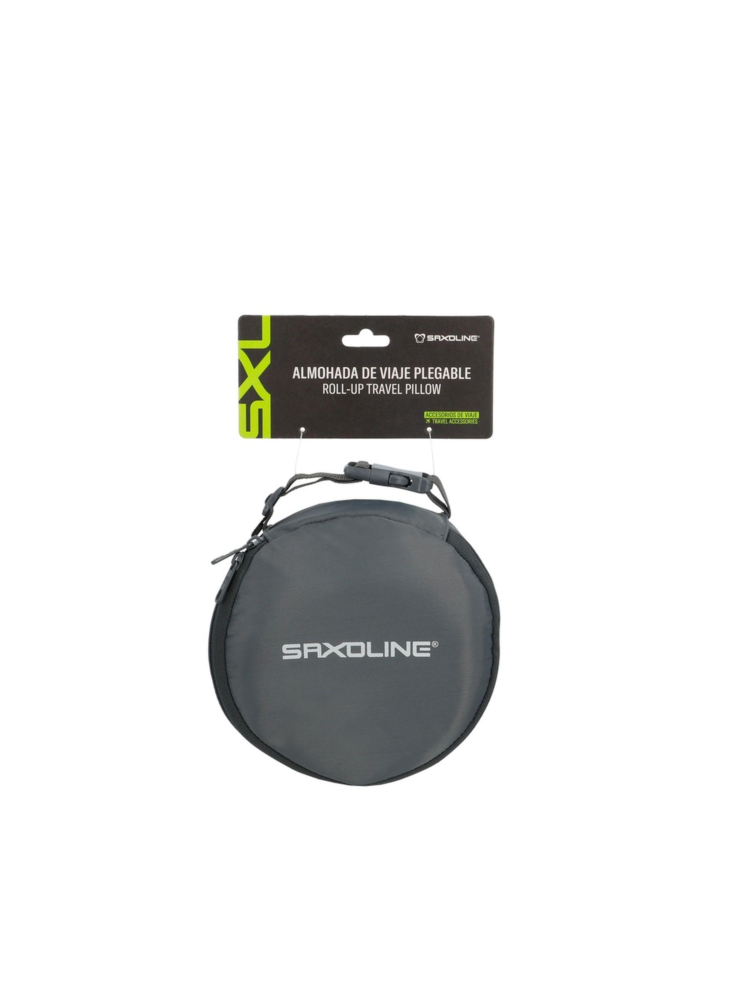 Almohada Cervical Enrollable para Viaje Saxoline Gris-2