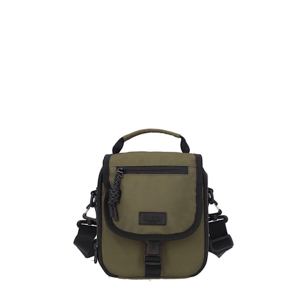 Bolso Cruzado Three Verde Pequeño-1