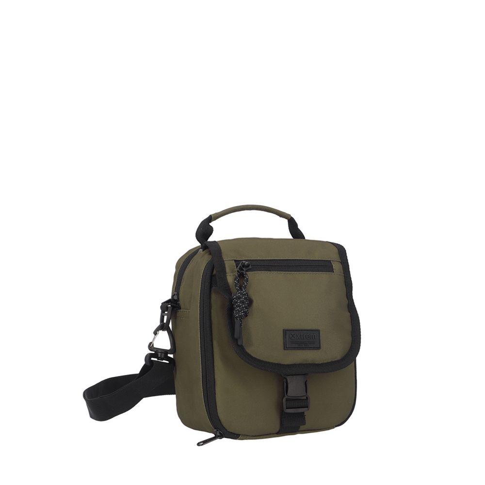 Bolso Cruzado Three Verde Pequeño-3