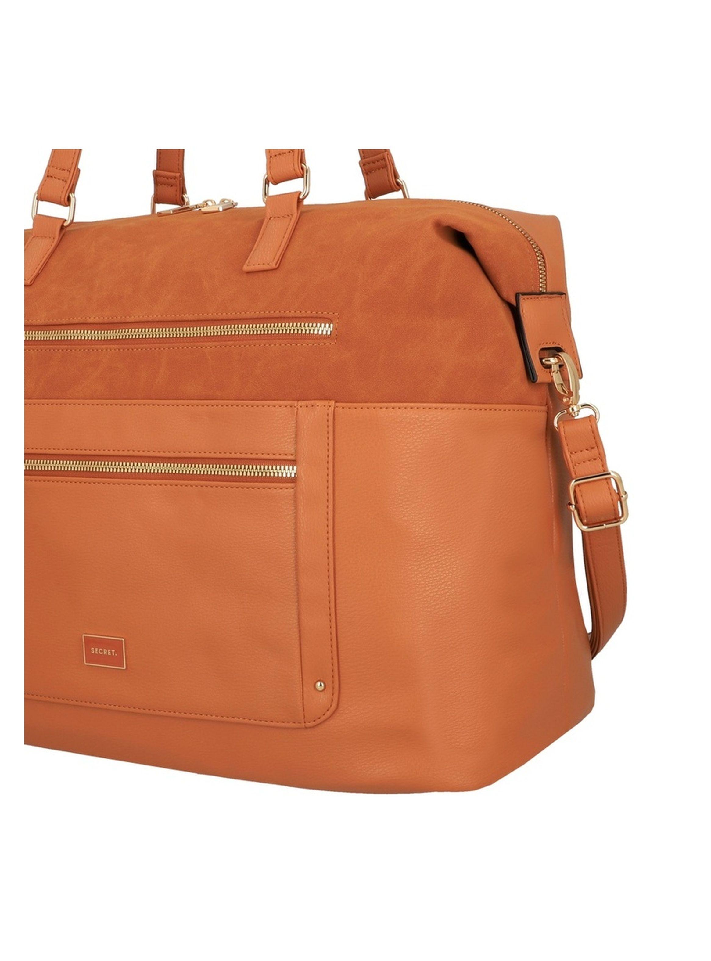 Bolso de Viaje Secret Lourdes FW25 L Café Medio-4