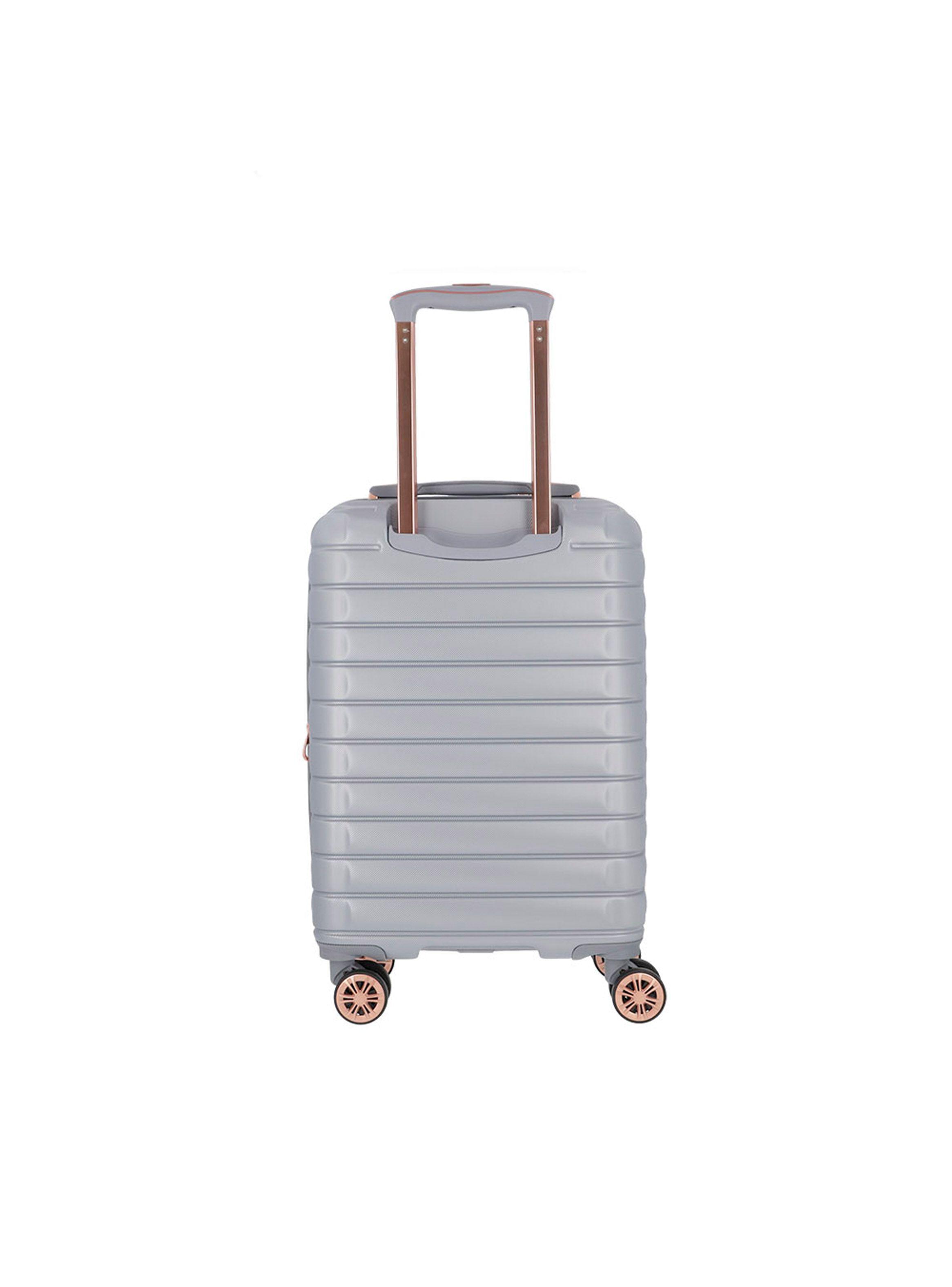 Maleta de Cabina Saxoline Spinwave Gris-2