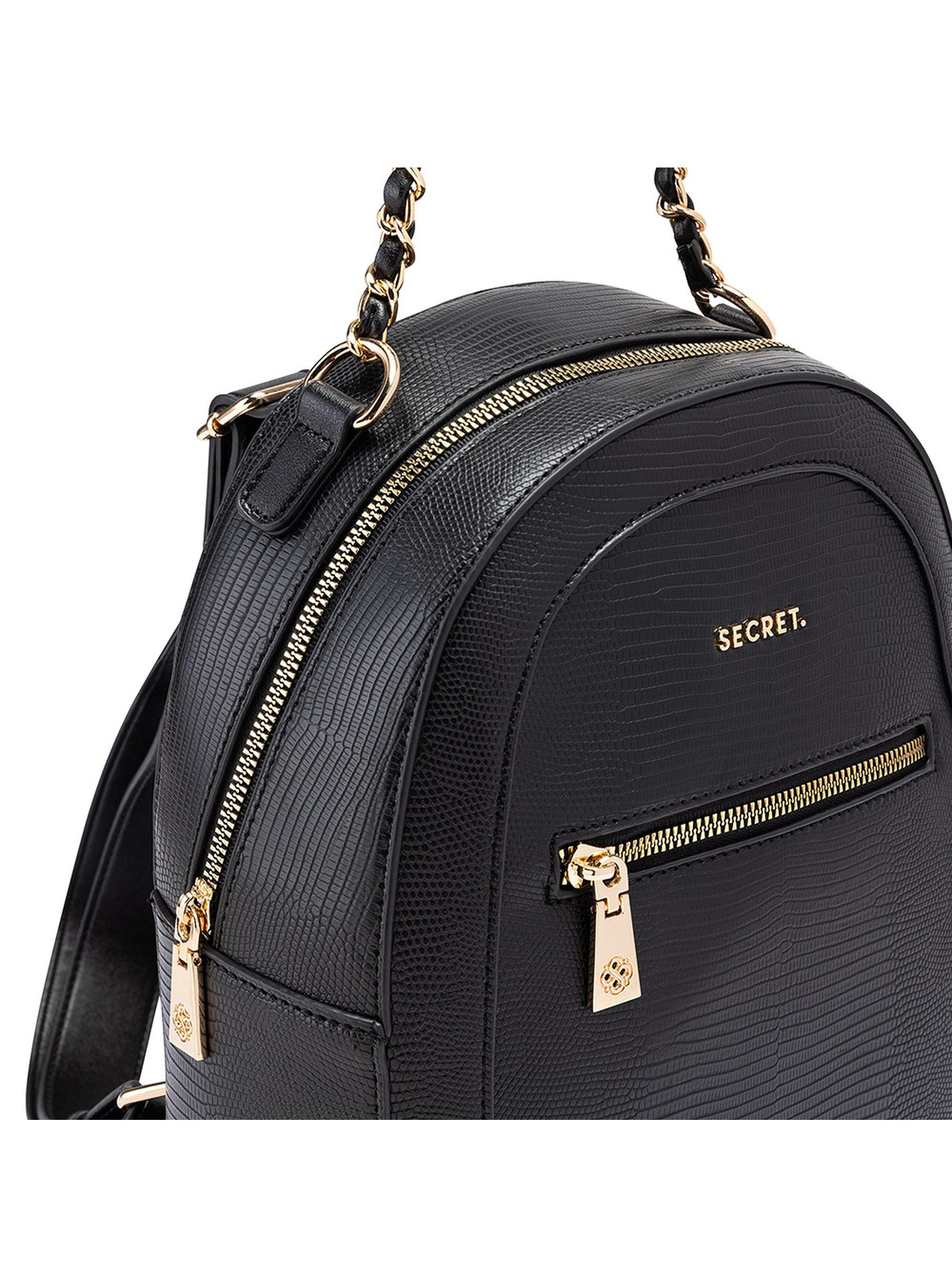 Mochila Secret Virginia FW24 Negro M-6