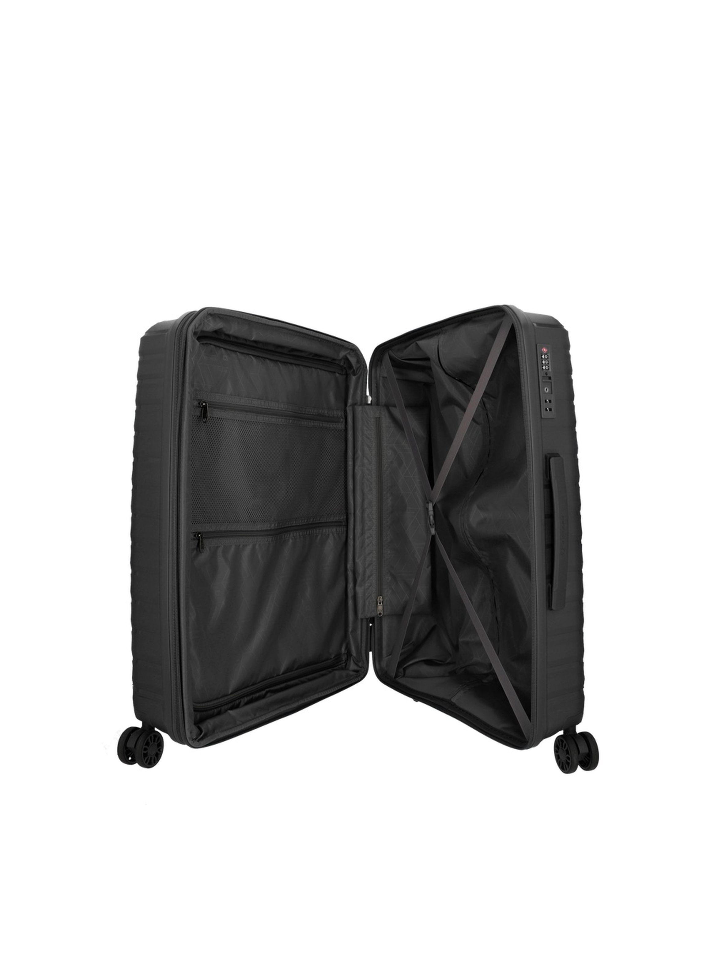 Maleta Mediana Saxoline Titanium Negro-3