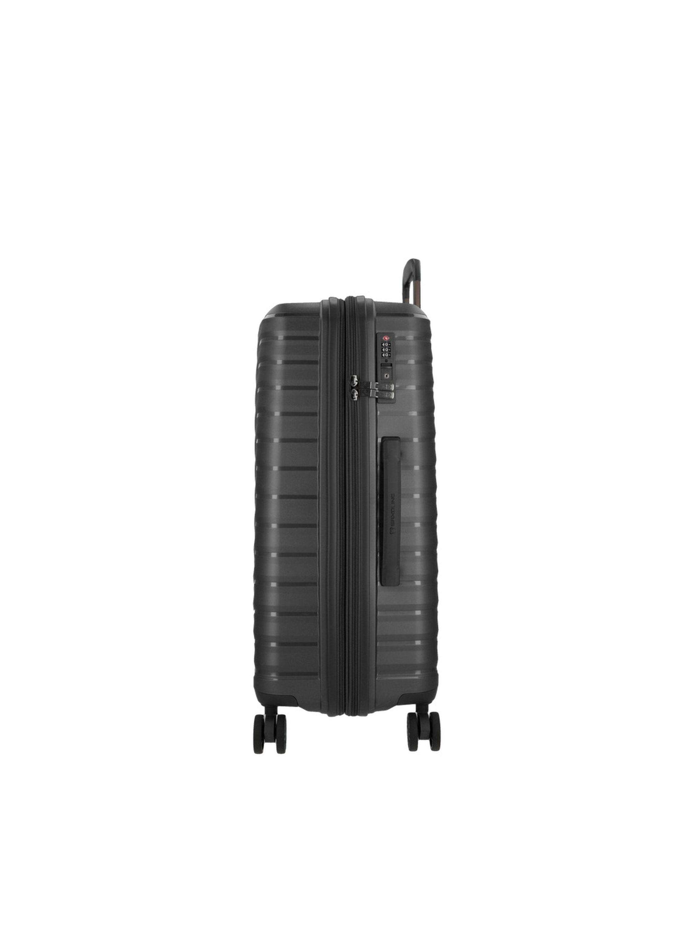Maleta Mediana Saxoline Titanium Negro-4