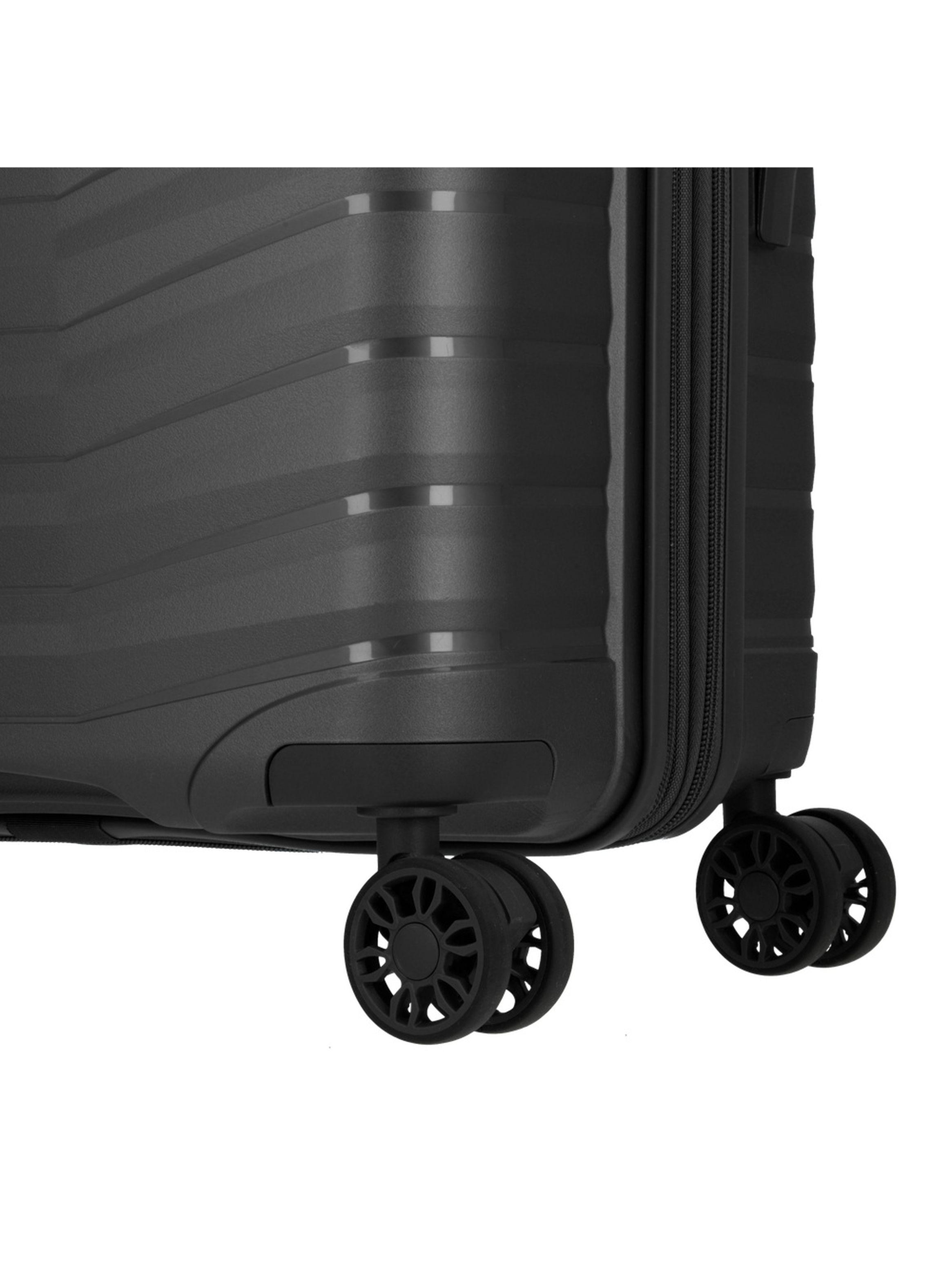 Maleta Mediana Saxoline Titanium Negro-7