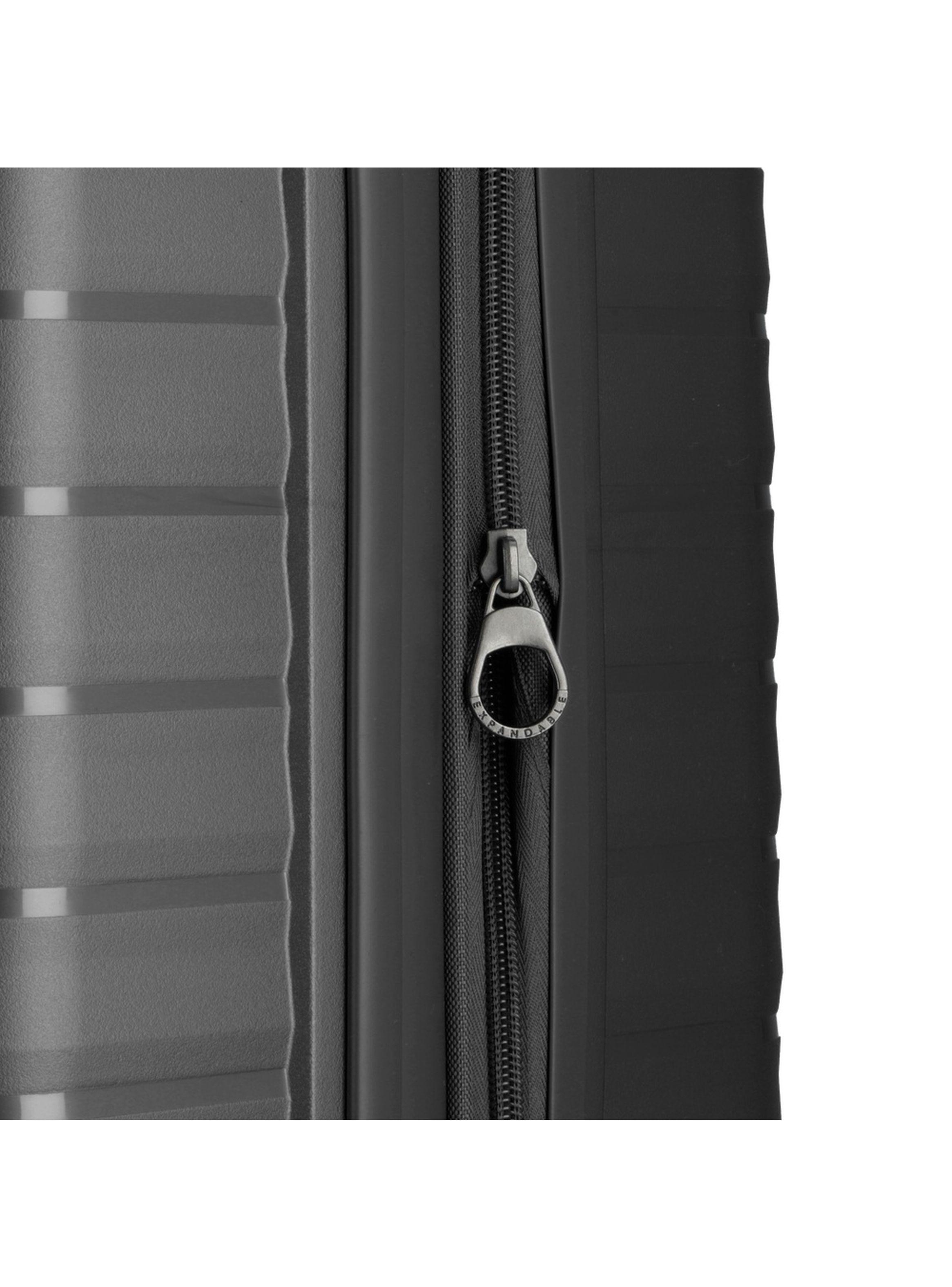 Maleta Mediana Saxoline Titanium Negro-8
