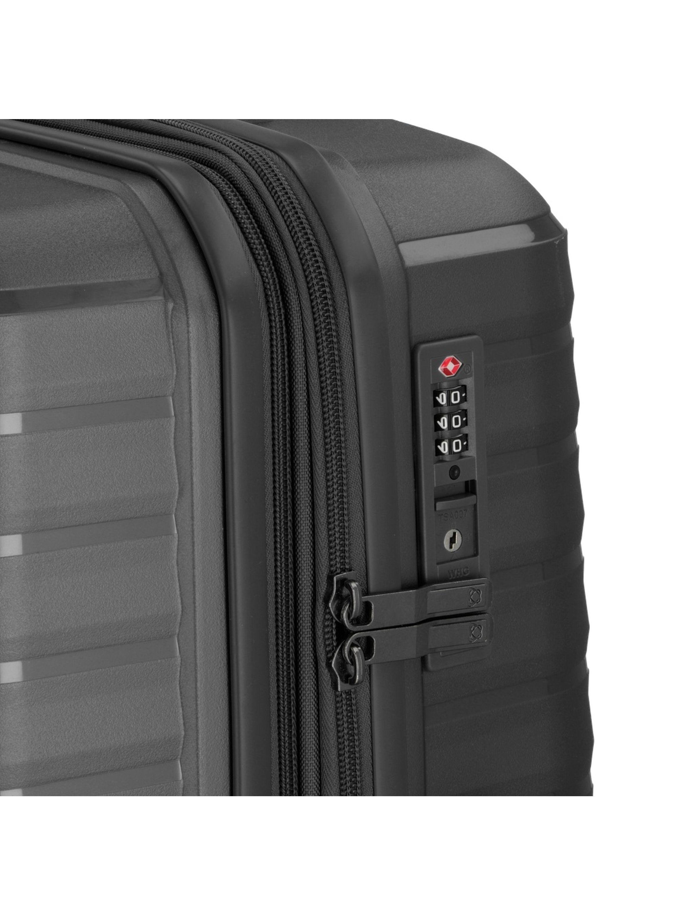 Maleta Mediana Saxoline Titanium Negro-9