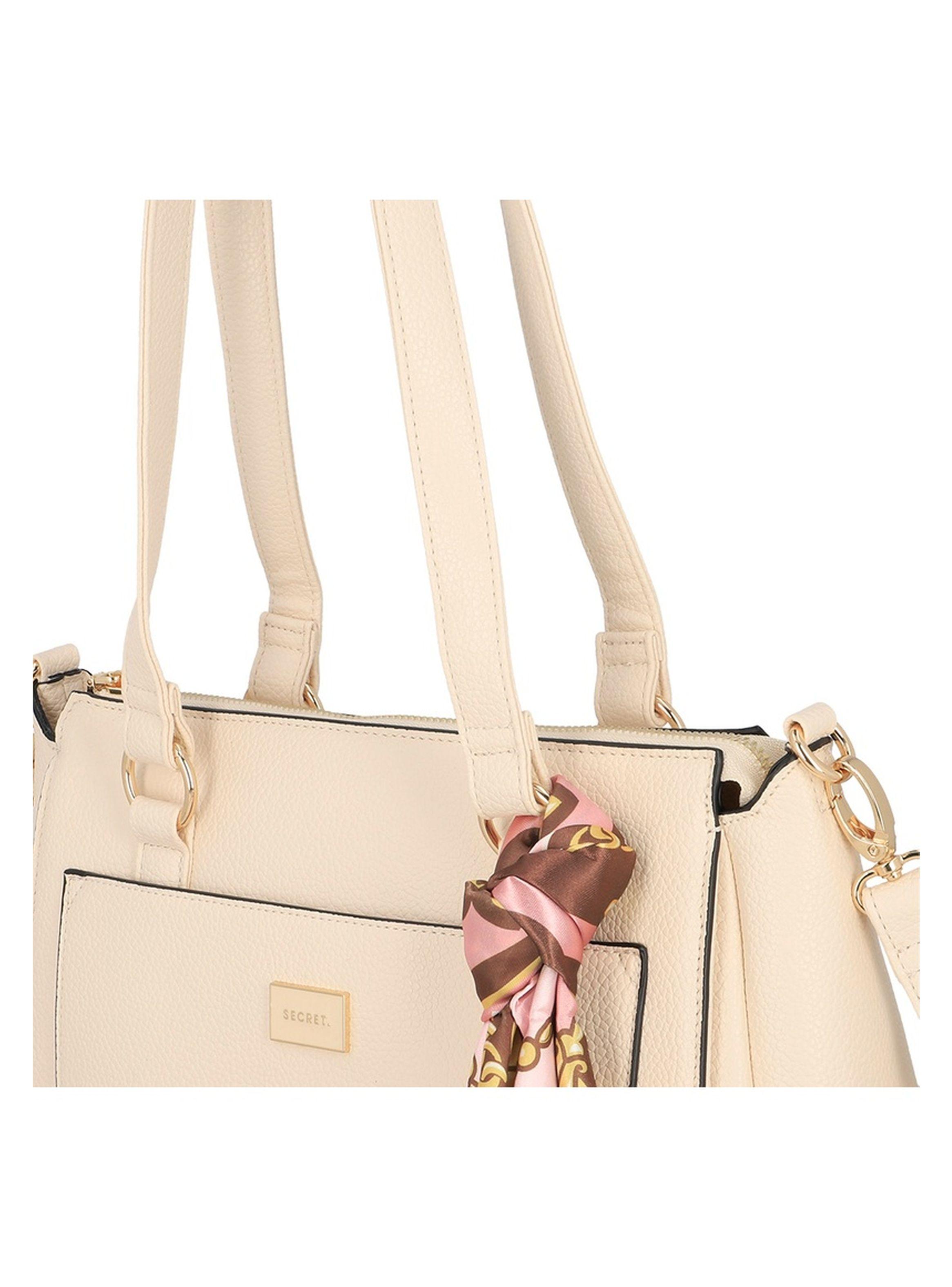Cartera de hombro Secret Riga FW25 L Beige-5